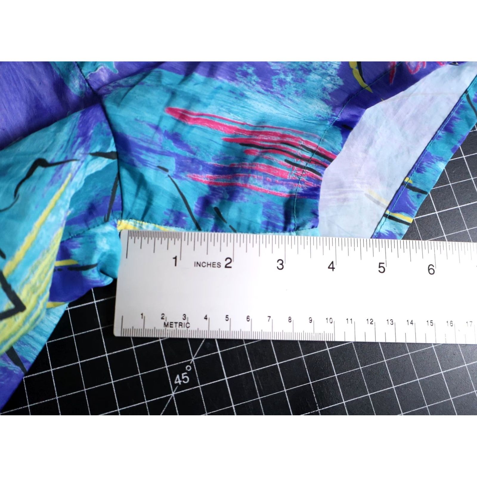 Reebok Vintage Reebok Shorts Drawstring Men Large 90s Pastel Abstract Pattern Blue Purple VTG Athletic Pockets Size US 28 / EU 44 - 5 Thumbnail
