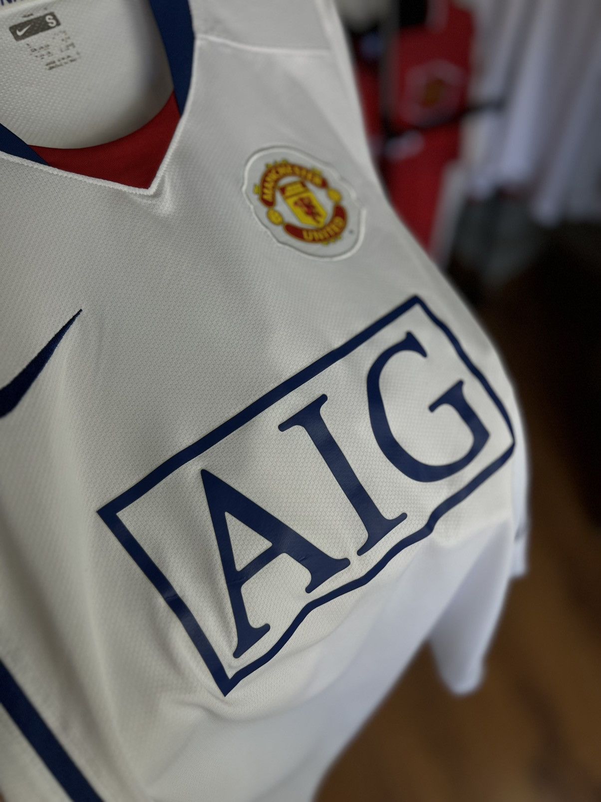 Nike Soccer Jersey Nike Manchester United 2008/09 Nani #17 Size US S / EU 44-46 / 1 - 4 Thumbnail