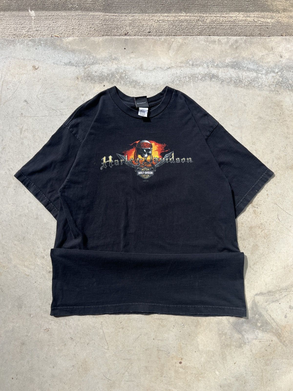 Harley Davidson Vintage Y2K Harley Davidson Tee Shirt Size US XL / EU 56 / 4 - 1 Thumbnail