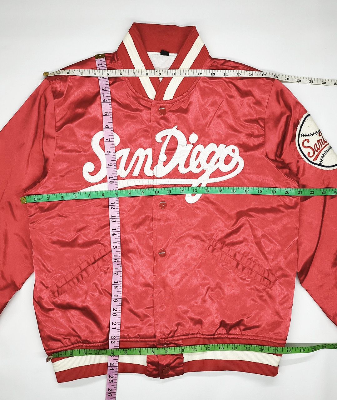 Other vintage SAN DIEGO red nylon Baseball Jacket Size US M / EU 48-50 / 2 - 2 Thumbnail