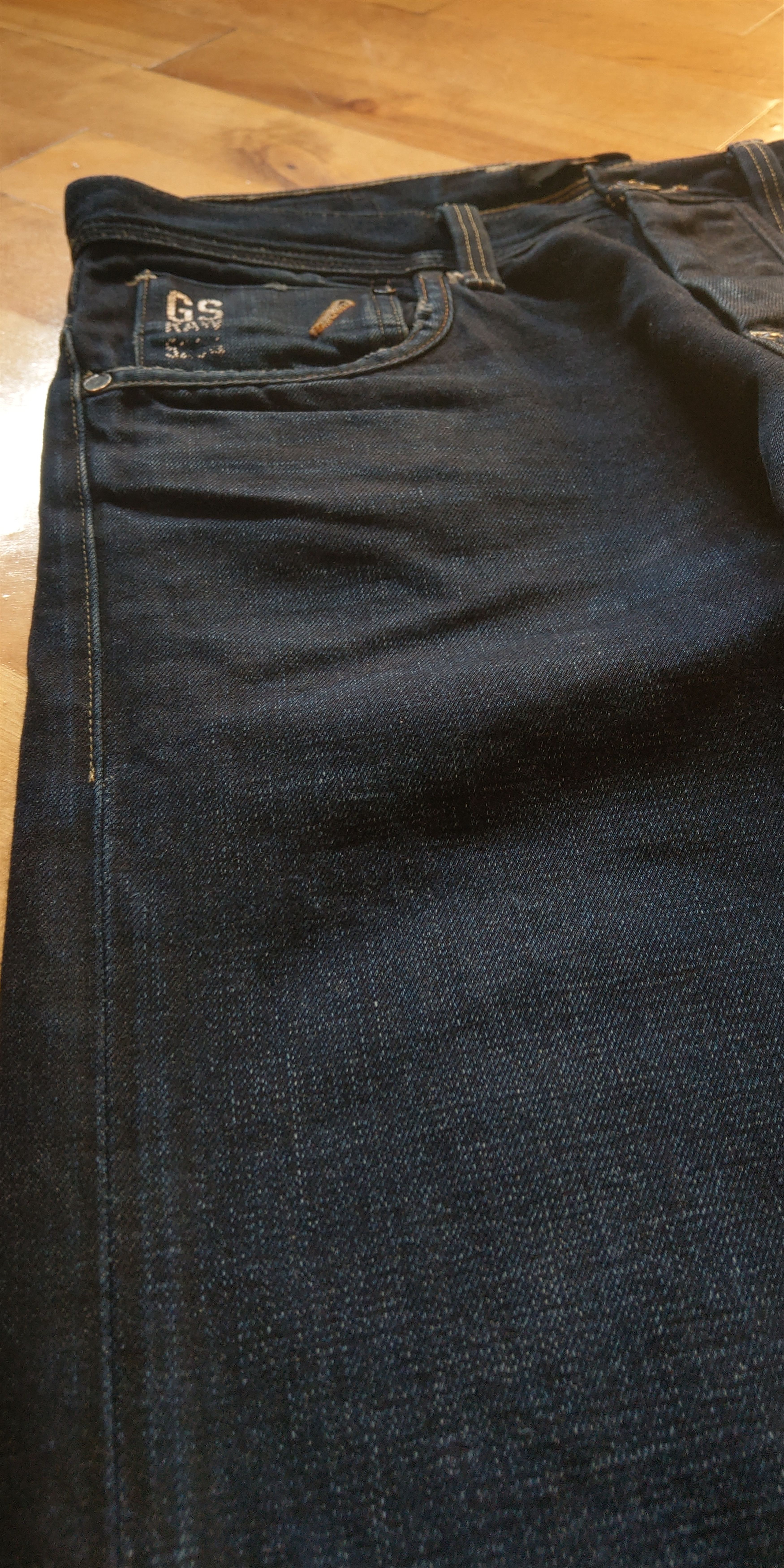 G-Star Skinny Baggy Stacked Pants Semi Flared Alt Neo Denim Goth 32 Size US 32 / EU 48 - 4 Thumbnail