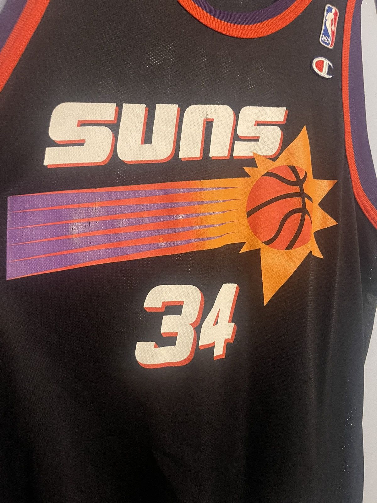 Champion × NBA × Vintage 90s Champion Charles Barkley Suns Jersey Size US XL / EU 56 / 4 - 6 Thumbnail