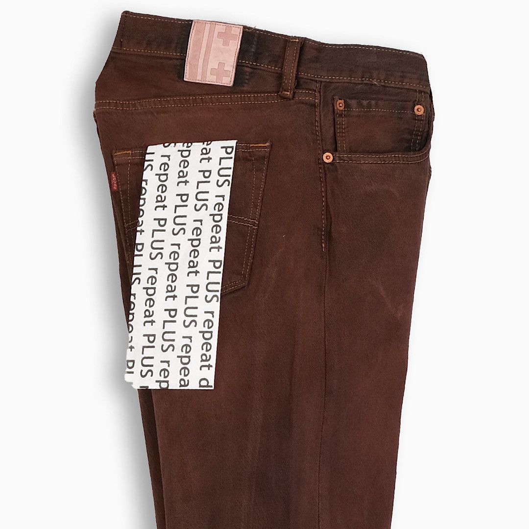 Japanese Brand × Levi's × Vintage REPEAT PLUS 001 Dirty Brown 32 Inch (RP001Y3201) Size US 32 / EU 48 - 4 Thumbnail