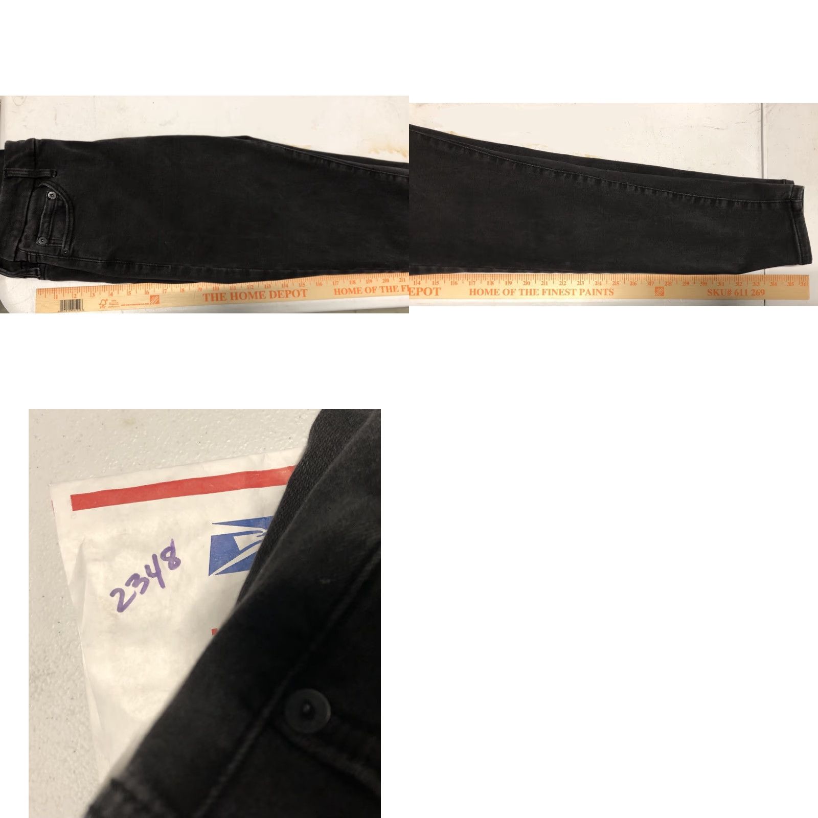 Vintage Aéropostale Jeans Jegging Black Size 6 Womens High Rise Curvy Cotton Stained Y2k Emo Size 30" / US 8 / IT 44 - 8 Thumbnail
