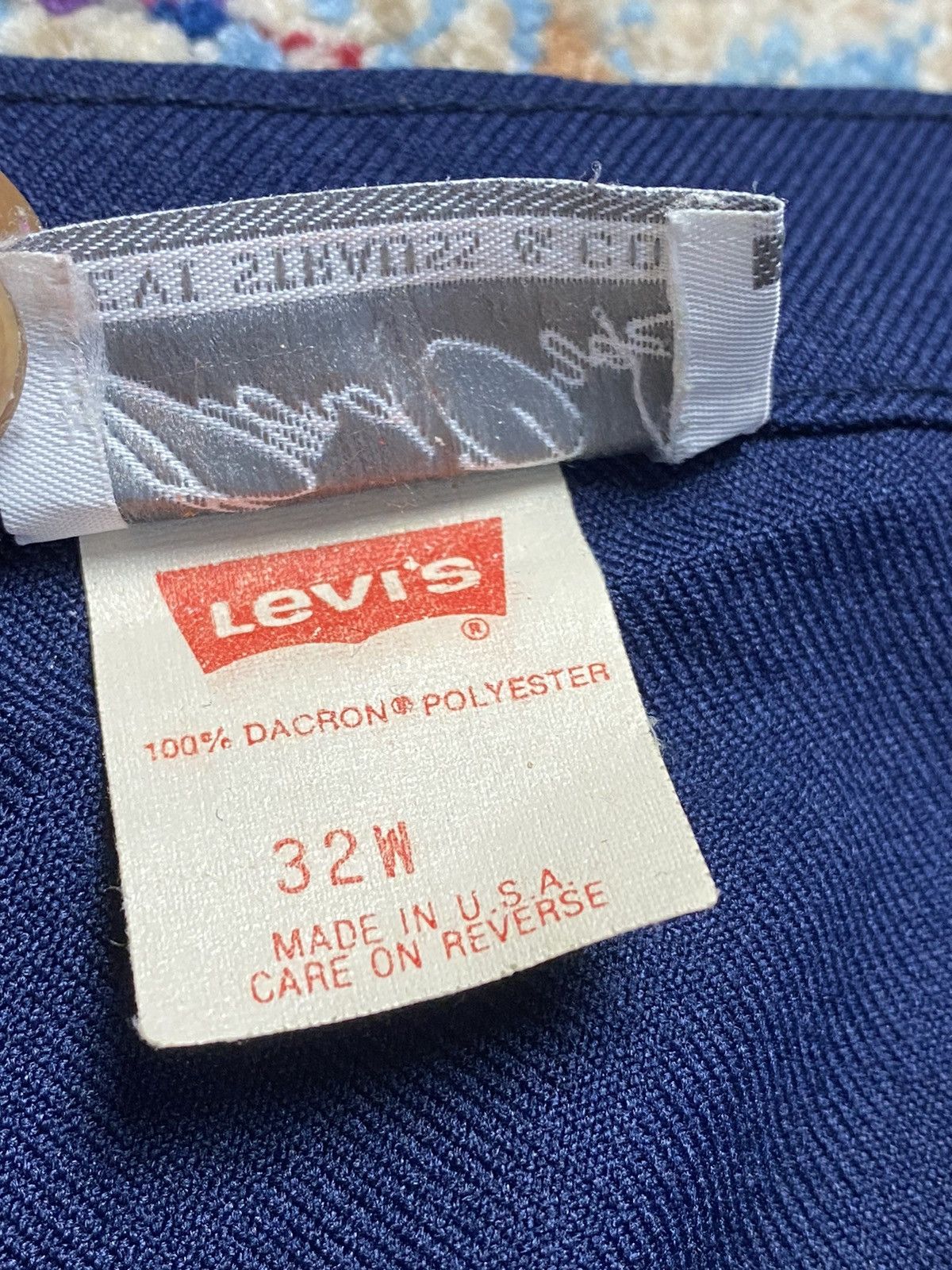 Levi's × Vintage Vtg 70s Bend Over Levi Strauss & Co 32W Women Stretch Pants Size 32" / US 10 / IT 46 - 6 Thumbnail