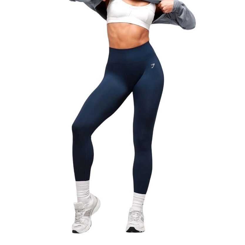 Gymshark Gymshark Navy Blue High Waist Everyday Seamless Leggings Size 28" / US 6 / IT 42 - 1 Thumbnail