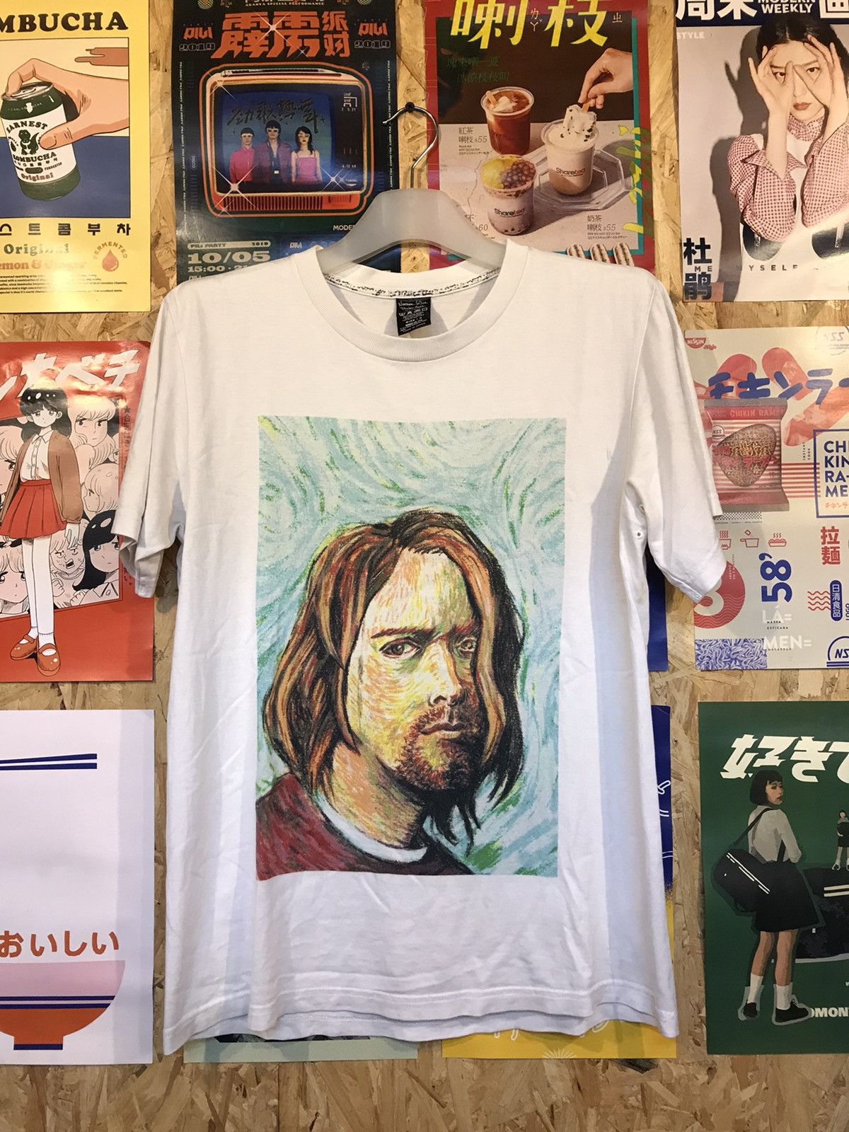 Number (N)ine Nimber (N)ine Kurt Cobain Van Gough Tee Shirt Size US S / EU 44-46 / 1 - 1 Thumbnail