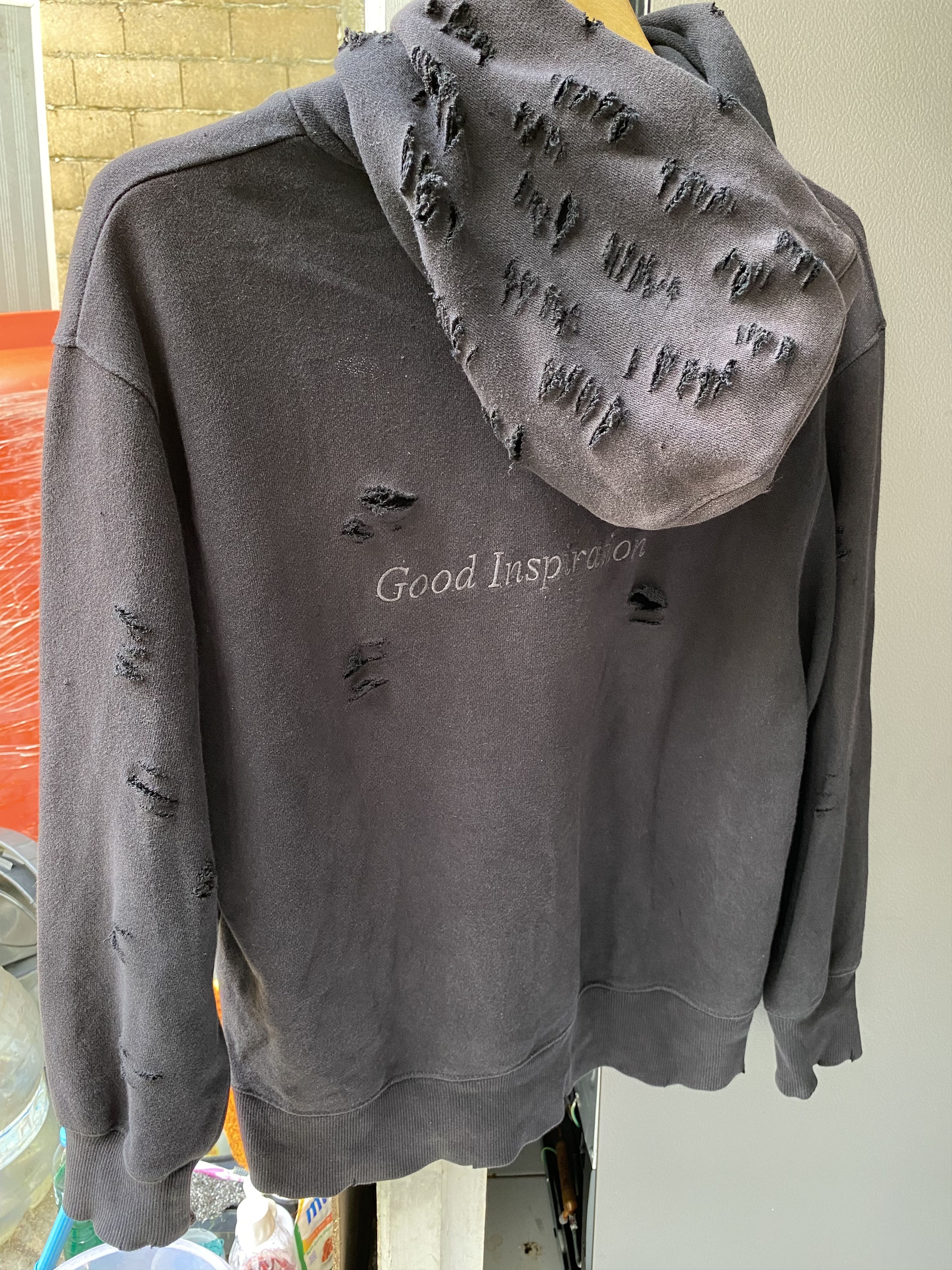 GU × Maison MIHARA YASUHIRO × Vintage Crazy Miharayasuhiro X GU Good Inspiration distressed Hoodie Size US S / EU 44-46 / 1 - 5 Thumbnail