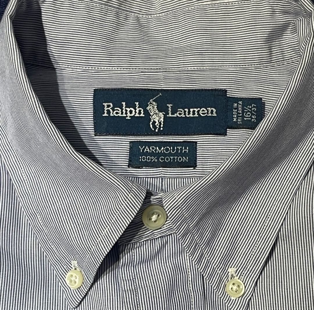 Polo Ralph Lauren Men's shirt by Ralph Lauren,16 1/2 neck, use100% cotton Size US M / EU 48-50 / 2 - 3 Thumbnail