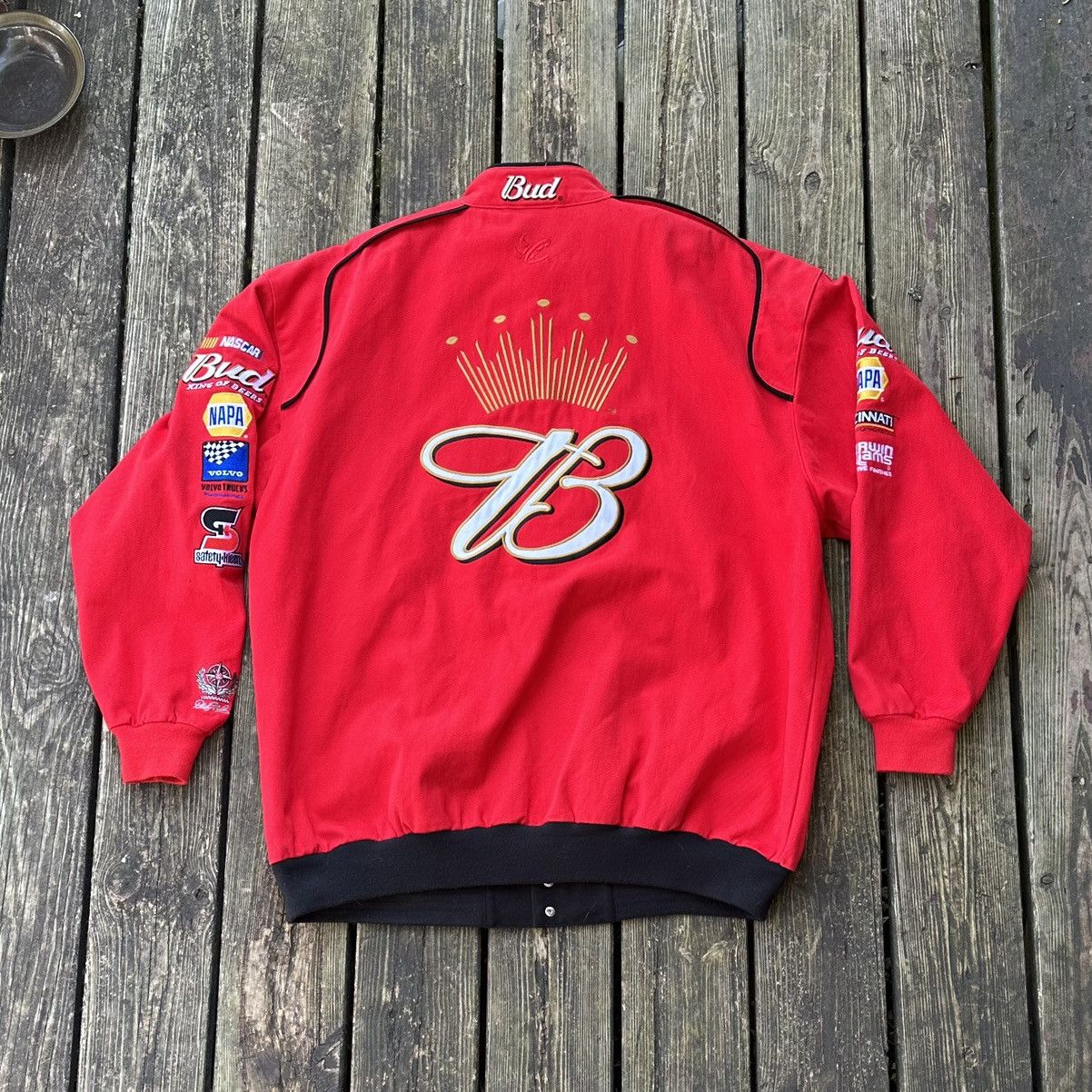 Chase Authentics × Vintage Vintage Dale Earnhardt Budweiser nascar jacket Size US XXL / EU 58 / 5 - 6 Thumbnail