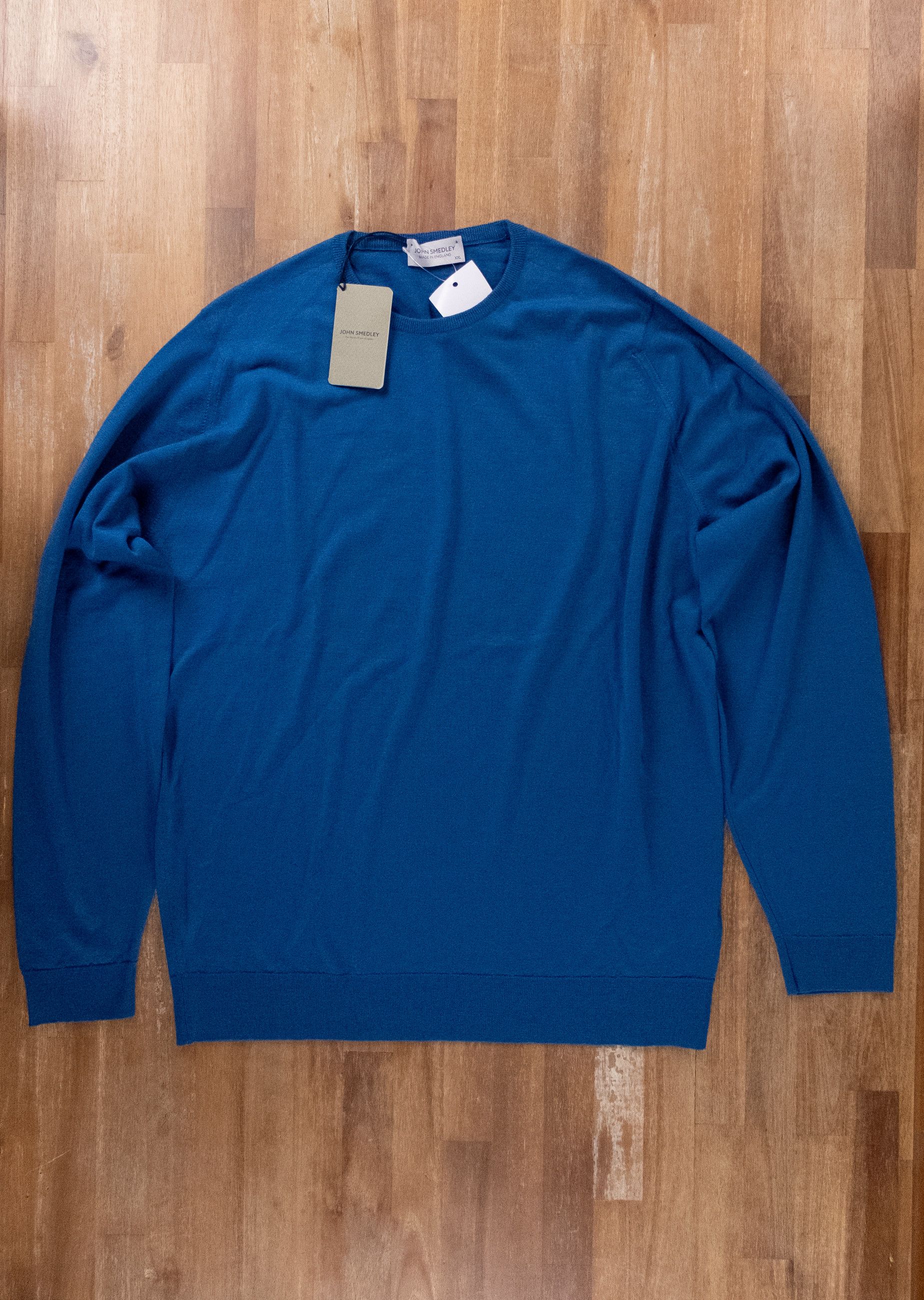 John Smedley JOHN SMEDLEY blue New Zealand merino wool sweater XXL Size US XXL / EU 58 / 5 - 1 Thumbnail