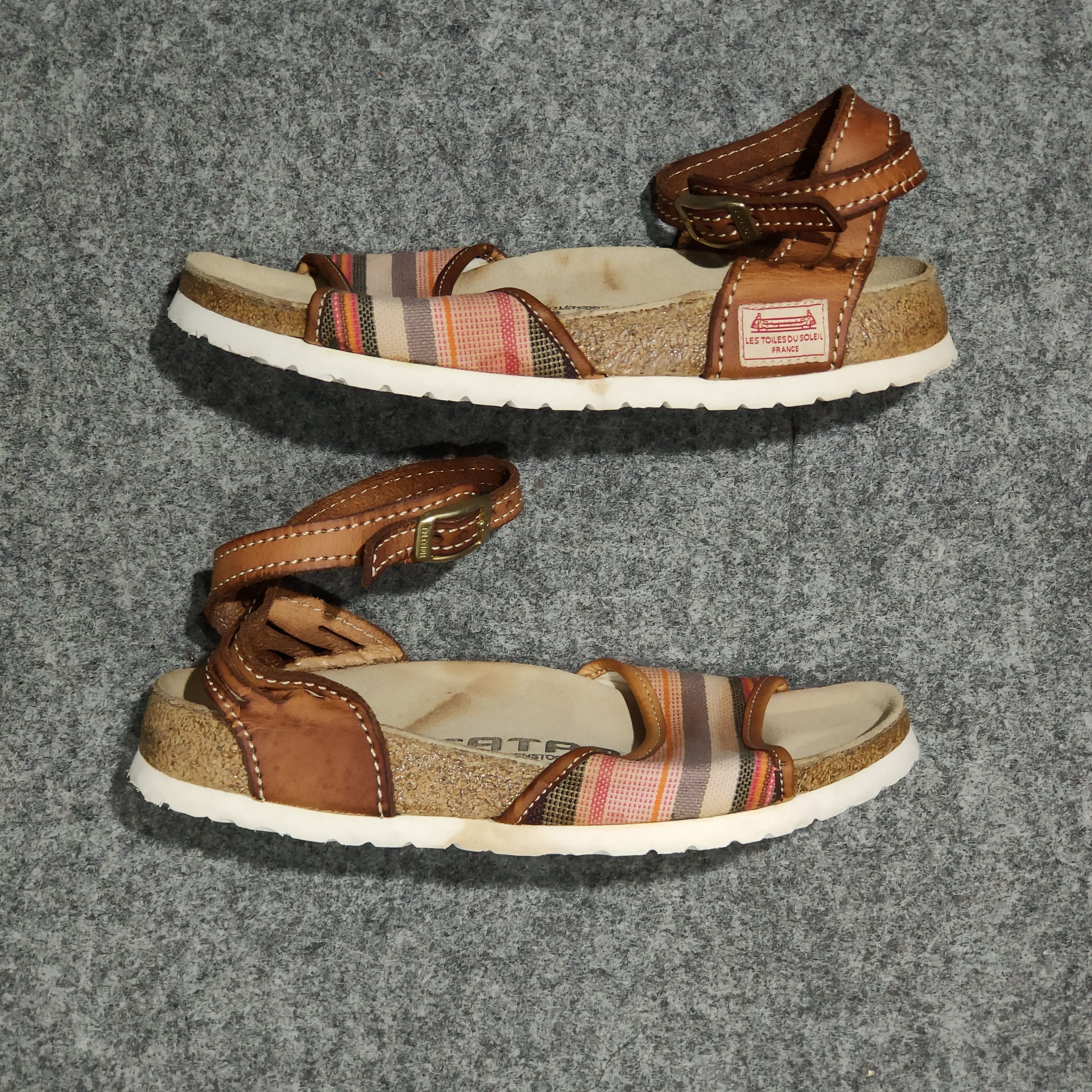 Birkenstock 🔥TATAMI By ORGINAL BIRKENSTOCK FUSSBETT Sandal Size US 4.5 / IT 34.5 - 2 Thumbnail