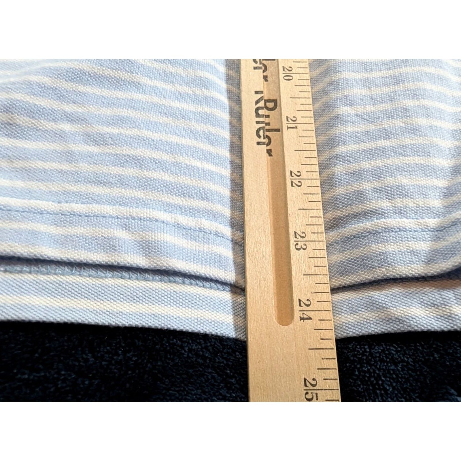 Tommy Hilfiger Tommy Hilfiger Polo Shirt Men's Small Striped Logo Knit 100% Cotton White Blue Logo Polo Mens S Size US S / EU 44-46 / 1 - 7 Thumbnail