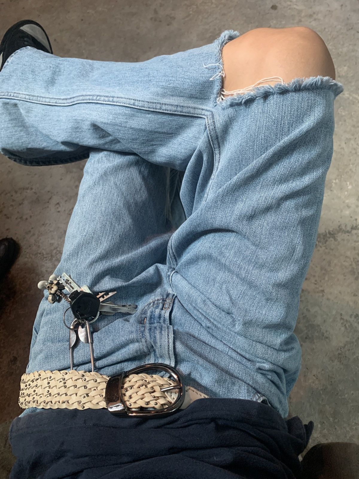 Nicole Club For Men Studded Leather Belt Belts