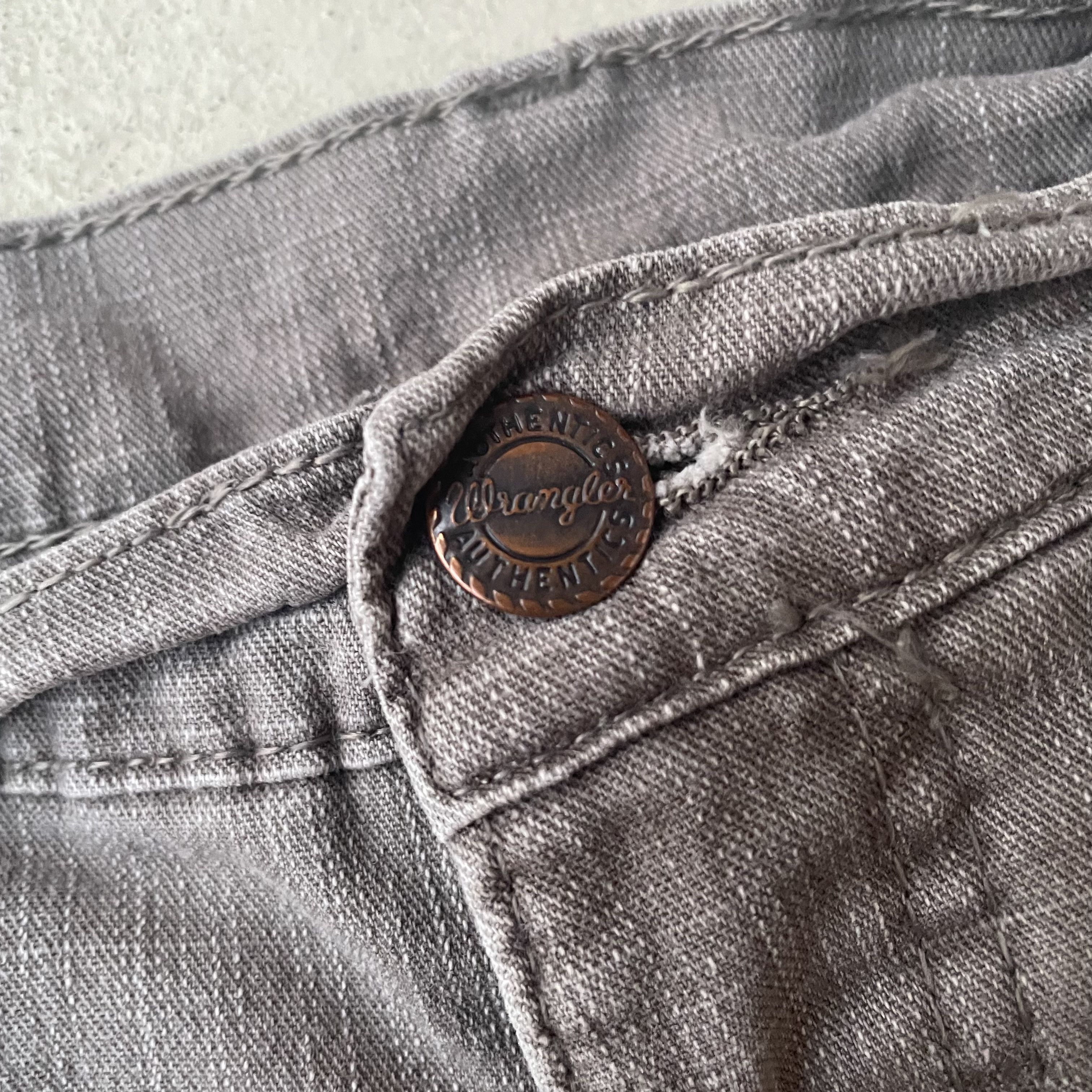 Wrangler Wrangler Texas Stretch Gray Pants W33 L34 Size US 33 - 3 Thumbnail