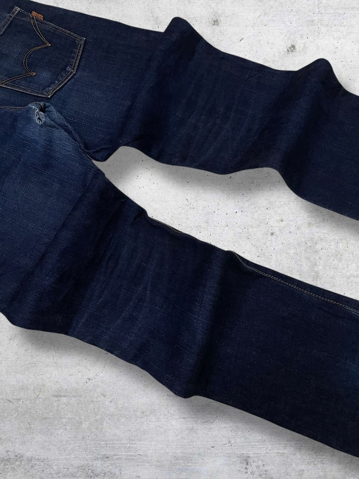 Edwin VINTAGE EDWIN 90S DESIGNER JAPAN OG SELVEDGE INDIGO DENIM Size US 34 / EU 50 - 15 Thumbnail