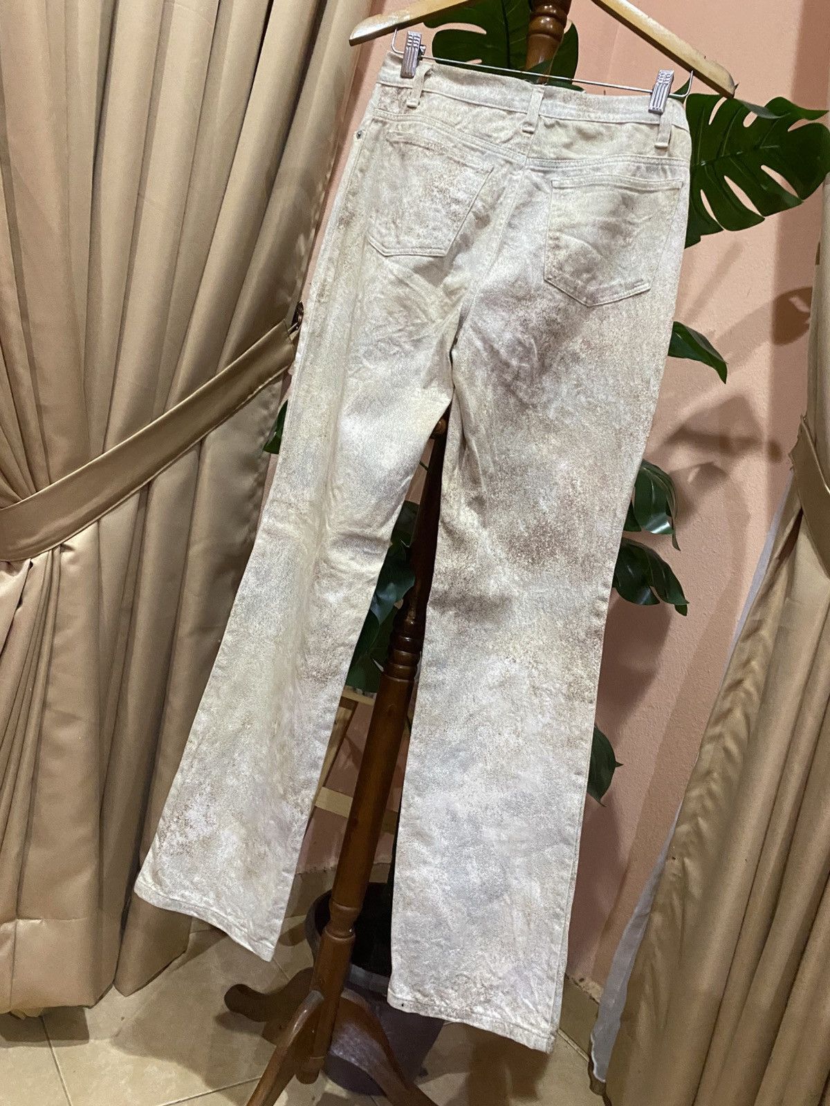 Japanese Brand Vintage Pianurastudio Distressed Sand-Wash Artistic Finish Size 28" / US 6 / IT 42 - 8 Thumbnail