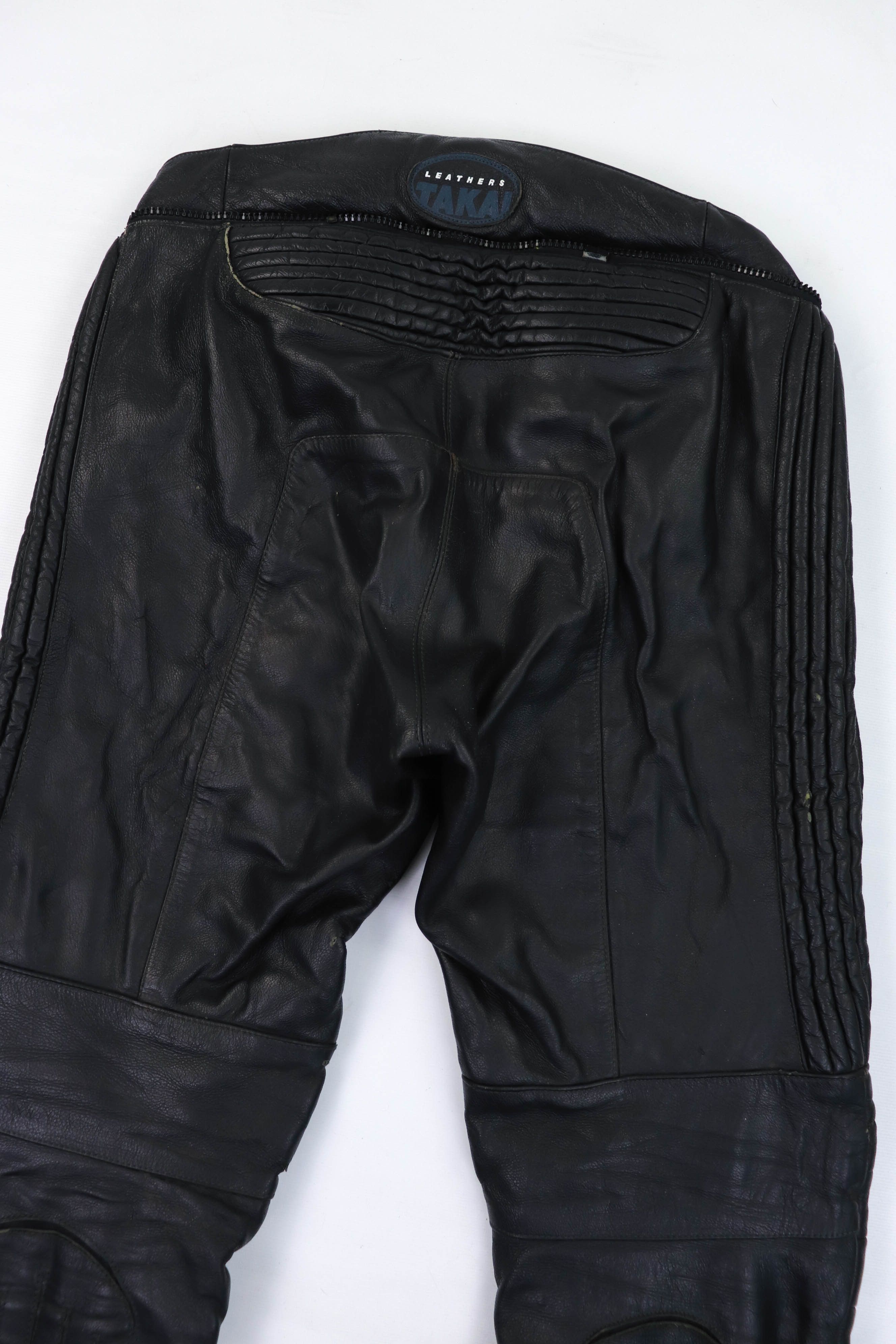 Hein Gericke 00s Vintage TAKAI Leathers Hein Gericke Leather Biker Pants Size US 38 / EU 54 - 8 Thumbnail