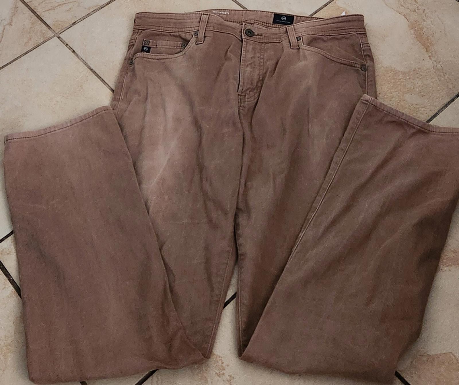 AG Adriano Goldschmied AG Adriano Goldschmied Tellis Corduroy Pants Mens 33x32 Slim Size US 33 - 4 Thumbnail