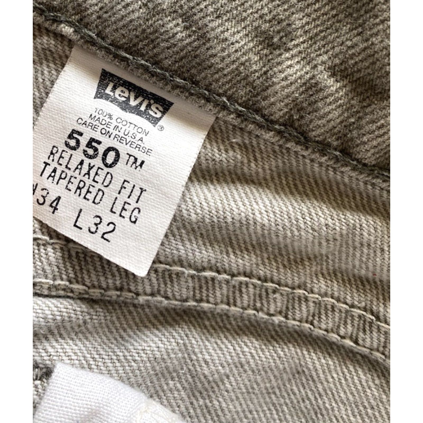Levi's VINTAGE Levi’s 550 Jeans 34x32 IN USA Orange Tab See Measurements Flaws Wear Men Jeans Pants Mens Size US 34 / EU 50 - 6 Thumbnail