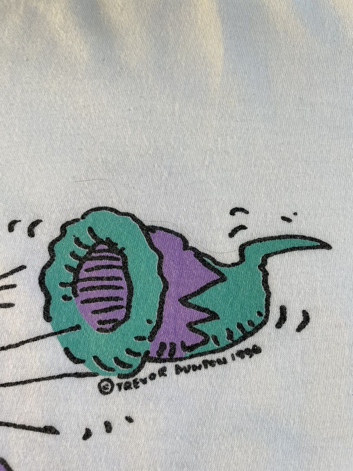 Vintage 1996 Off - Piste Cat Vintage T-Shirt Trevor Dunton VERY RARE Size US L / EU 52-54 / 3 - 10 Thumbnail