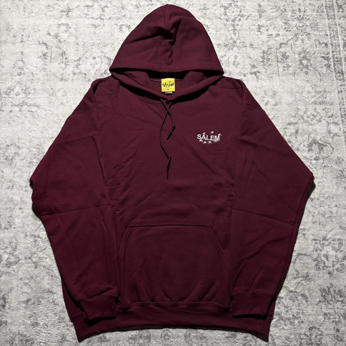 S4LEM Salem Midwest Embroidered Logo Hoodie Maroon | Size L Size US L / EU 52-54 / 3 - 1 Thumbnail