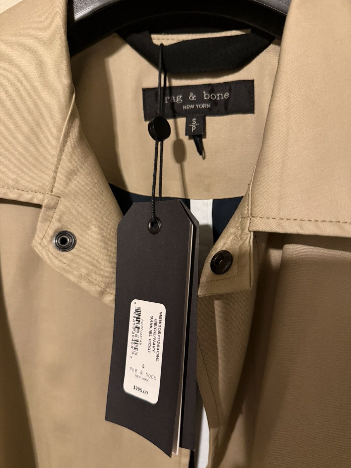 Rag & Bone [BNWT] rag & bone Samuel Coat - Beige ( Size S) Size US S / EU 44-46 / 1 - 2 Thumbnail