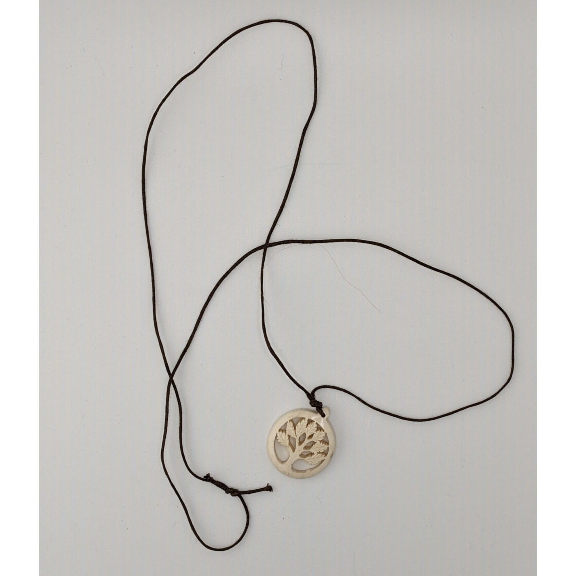 Other Bohemian Nature Themed Cream Tree Pendant Necklace Size ONE SIZE - 4 Thumbnail