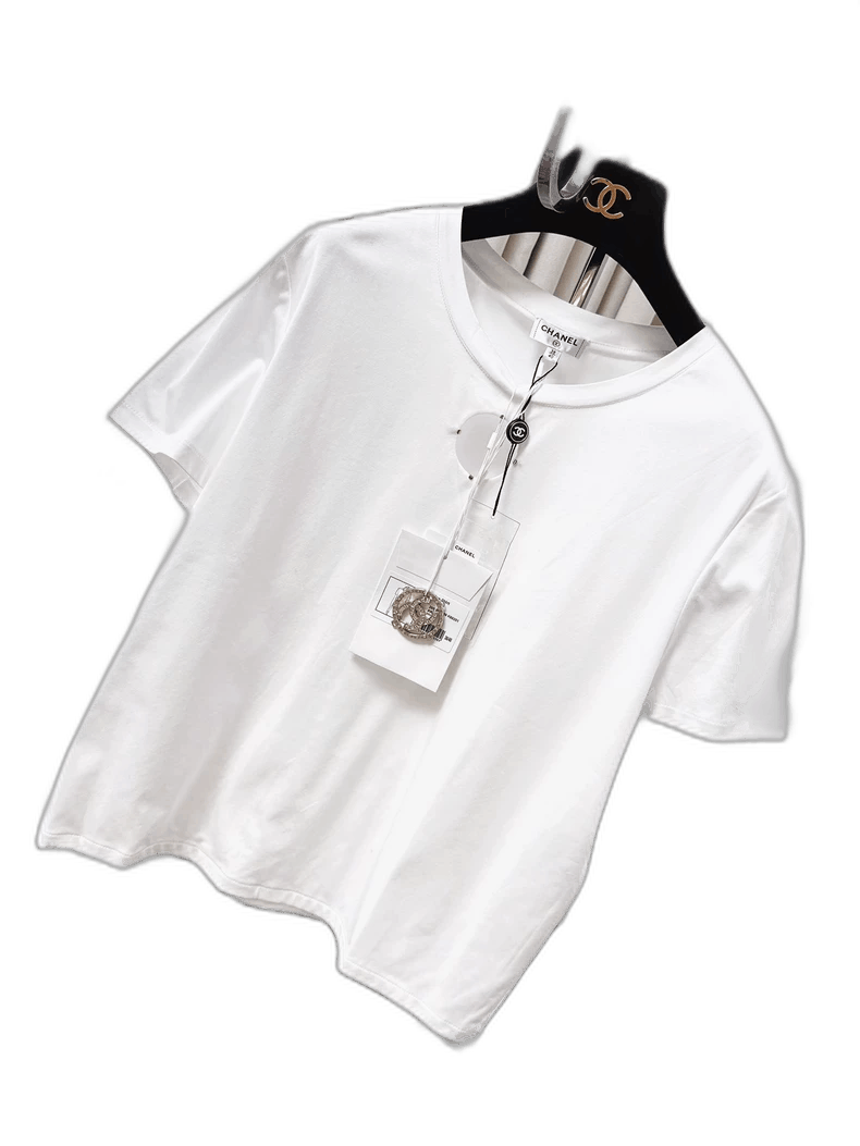 Chanel Chanel 20s Logo Short Sleeve T-Shirt Size M / US 6-8 / IT 42-44 - 1 Thumbnail