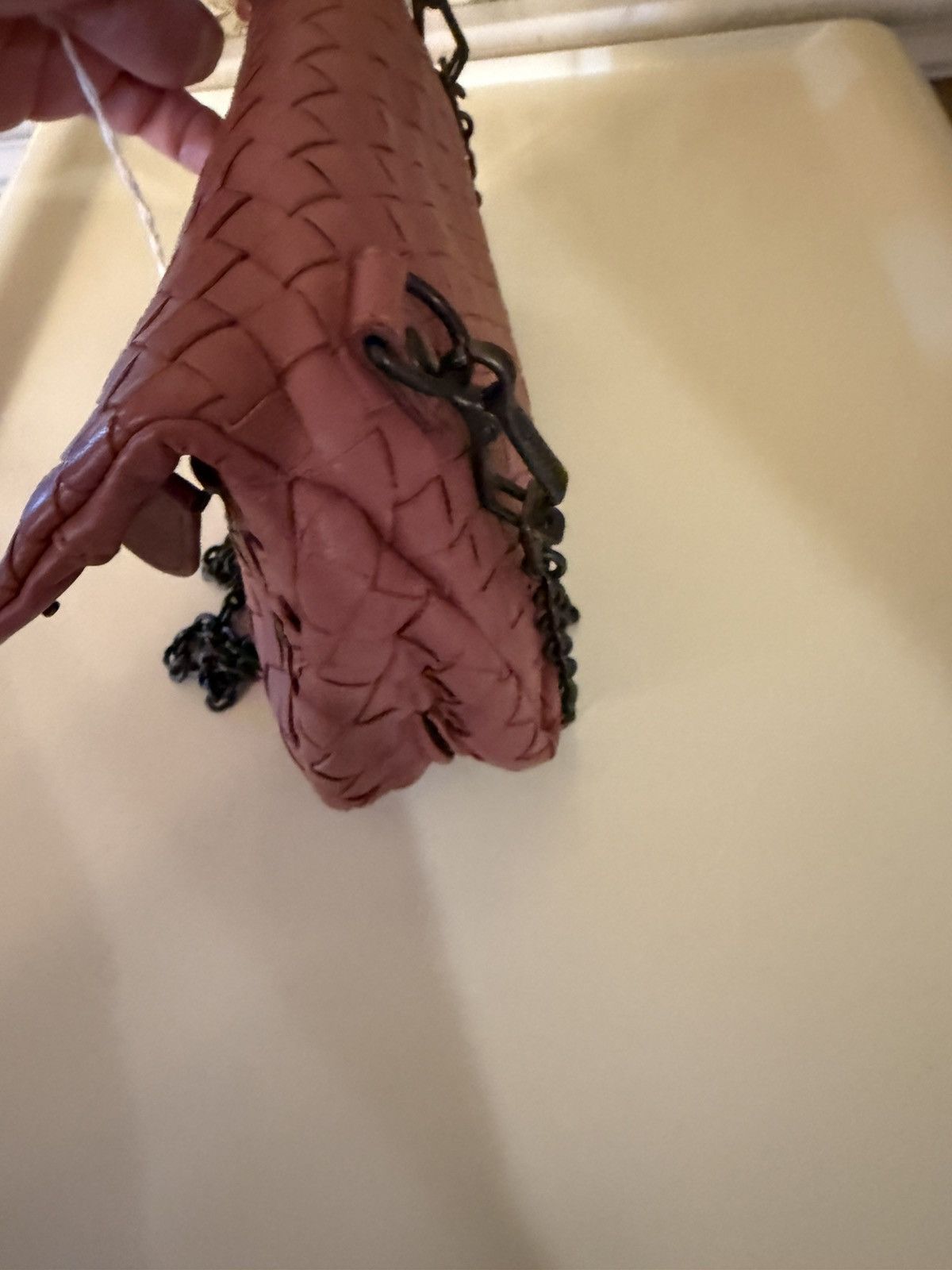 Bottega Veneta Bottega Veneta Pink Leather Crossbody Size ONE SIZE - 11 Thumbnail