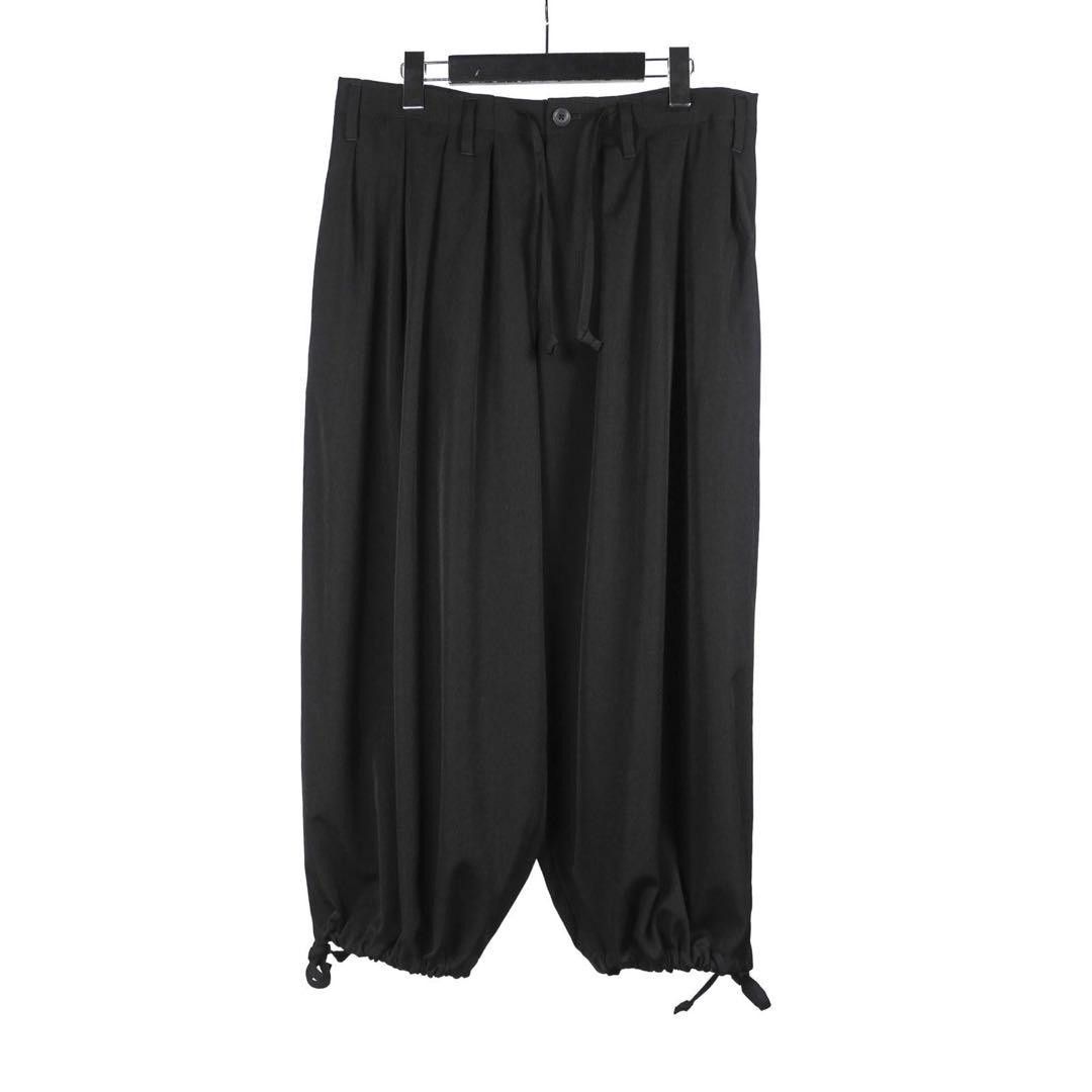 image of Yohji Yamamoto Pour Homme Balloon Pants in Black, Men's (Size 33)