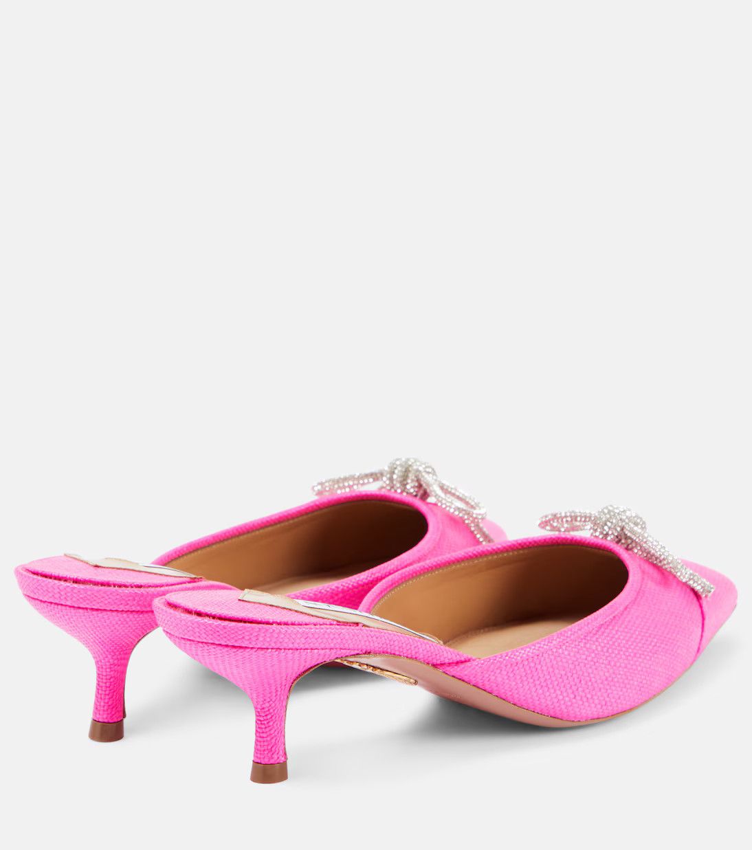 Aquazzura o1y0625 Mules in Fuchsia Size US 6 / IT 36 - 3 Thumbnail