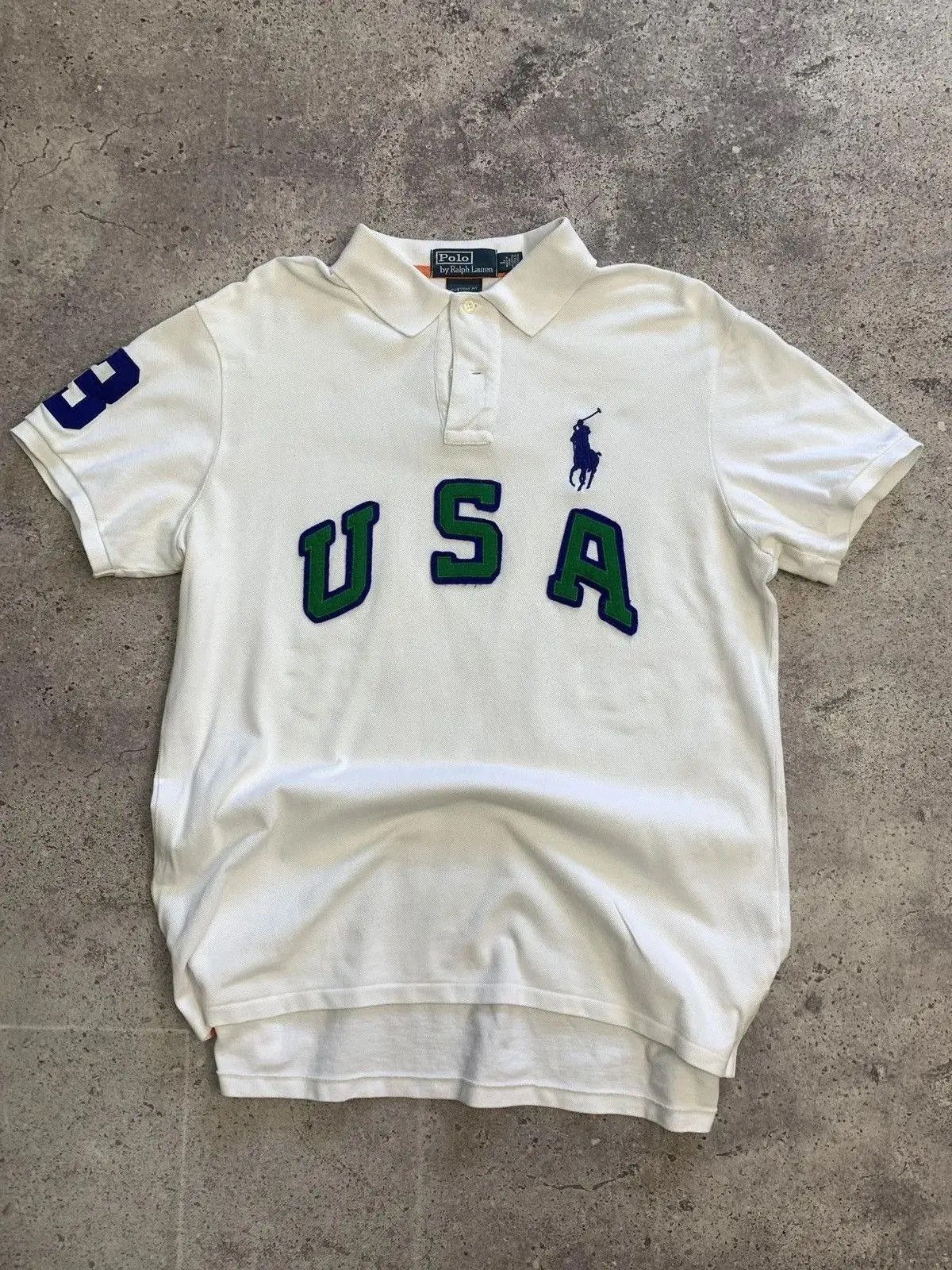 Japanese Brand × Polo Ralph Lauren Vintage Polo Ralph Lauren USA Chicago Los Angelas JapanRugby Size US L / EU 52-54 / 3 - 2 Thumbnail