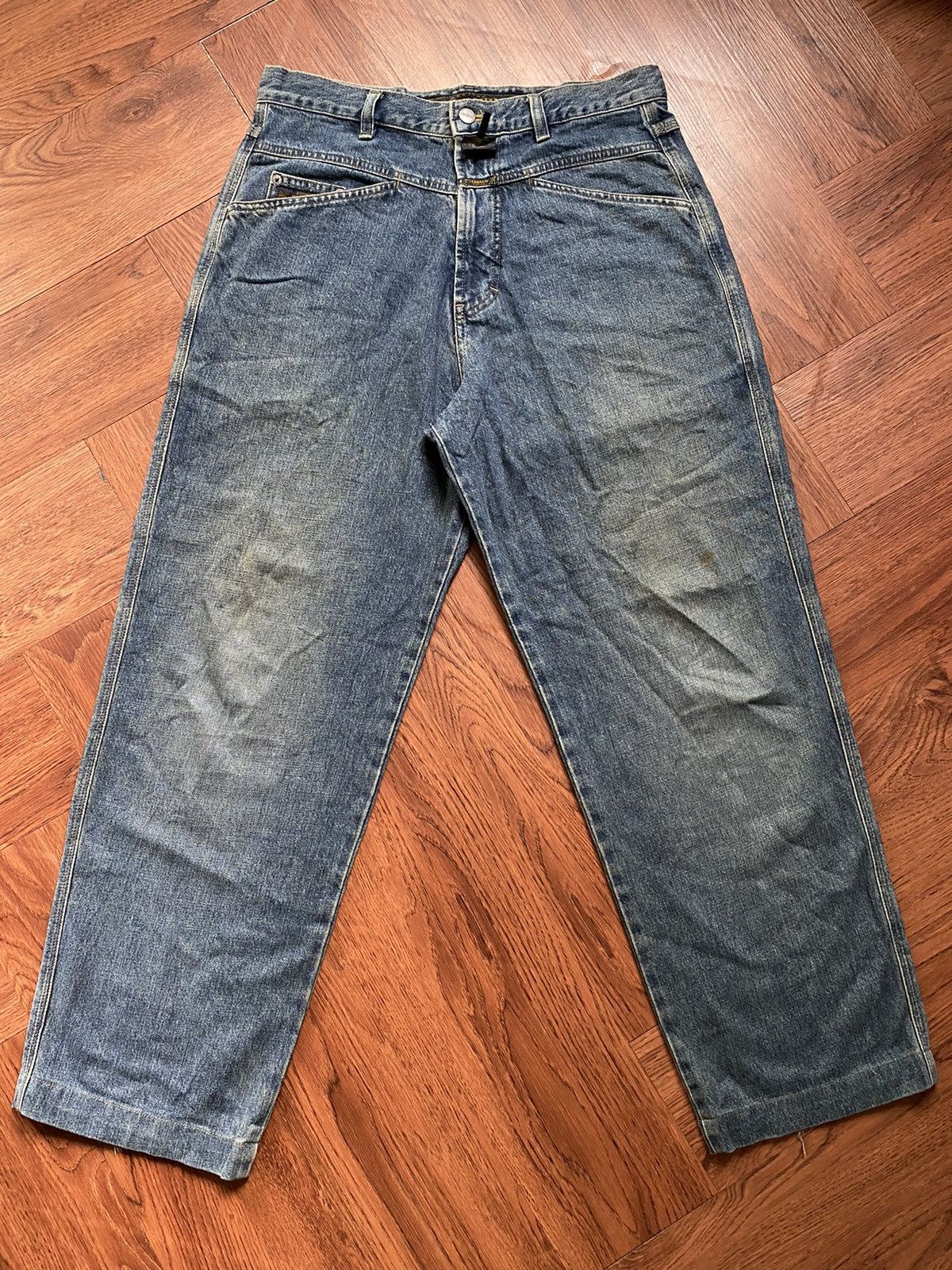 Japanese Brand × Marithe + Francois Girbaud × Vintage Vintage Marithe Francois Girbaud Baggy Jeans Size US 33 - 1 Thumbnail