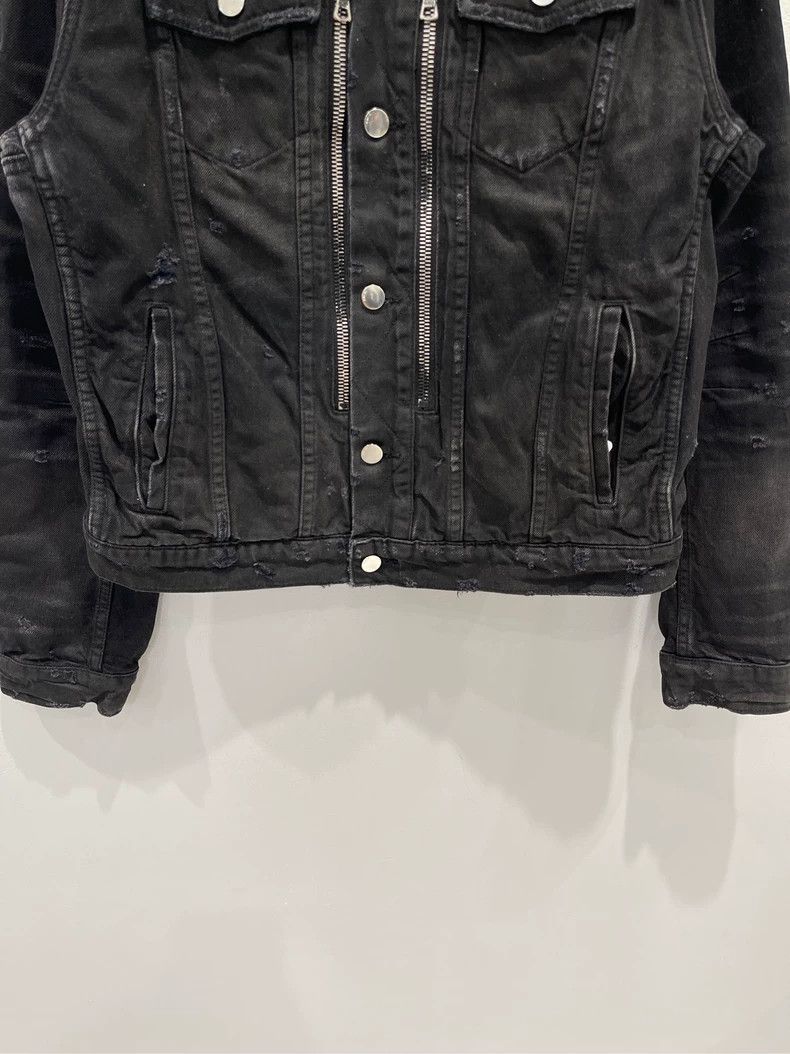 Amiri Amiri washed black MX2 denim jacket Size US M / EU 48-50 / 2 - 5 Thumbnail
