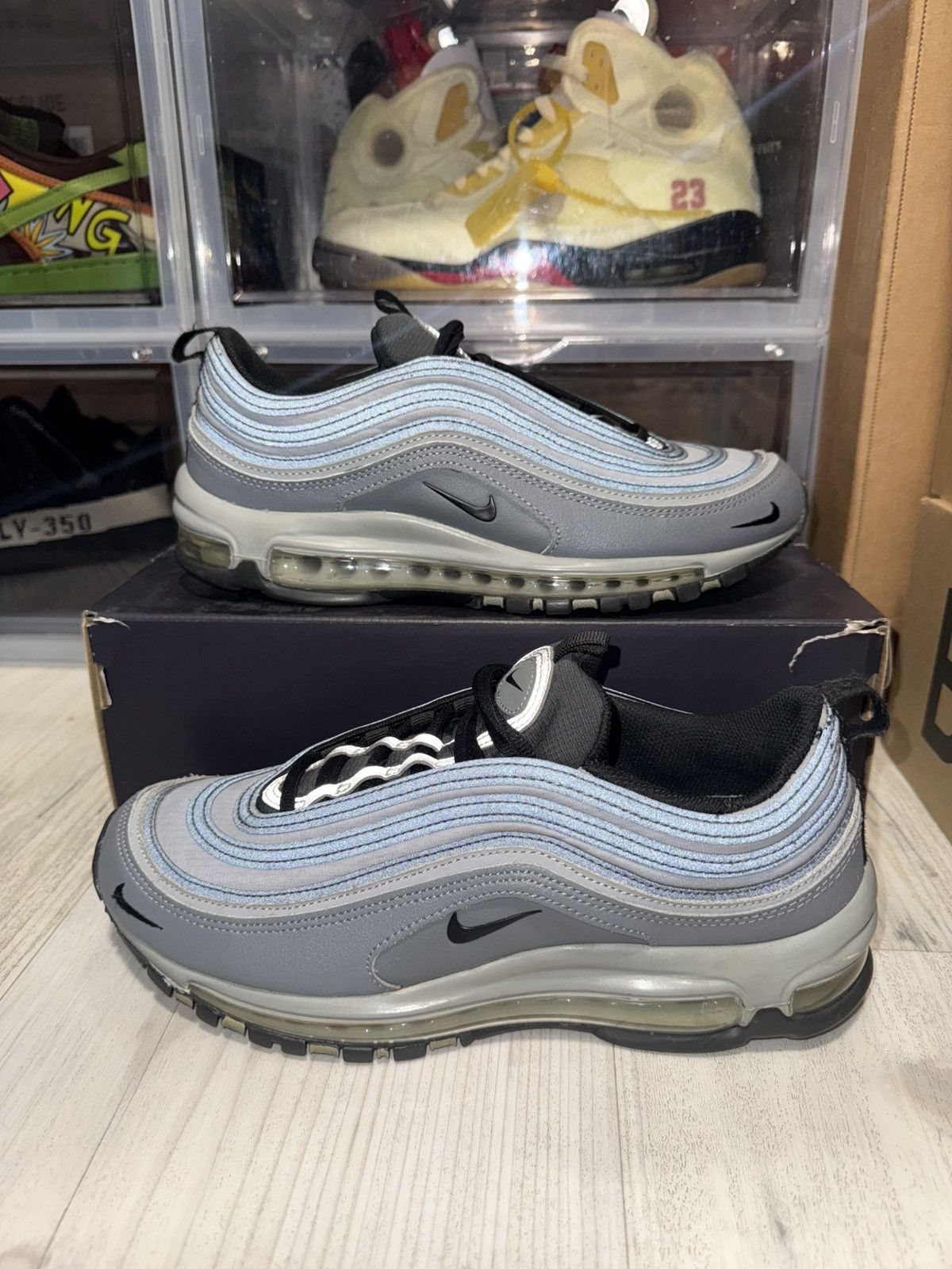 Nike Nike Air Max 97 Air Max Stadium Grey Size US 8.5 / EU 41-42 - 2 Thumbnail