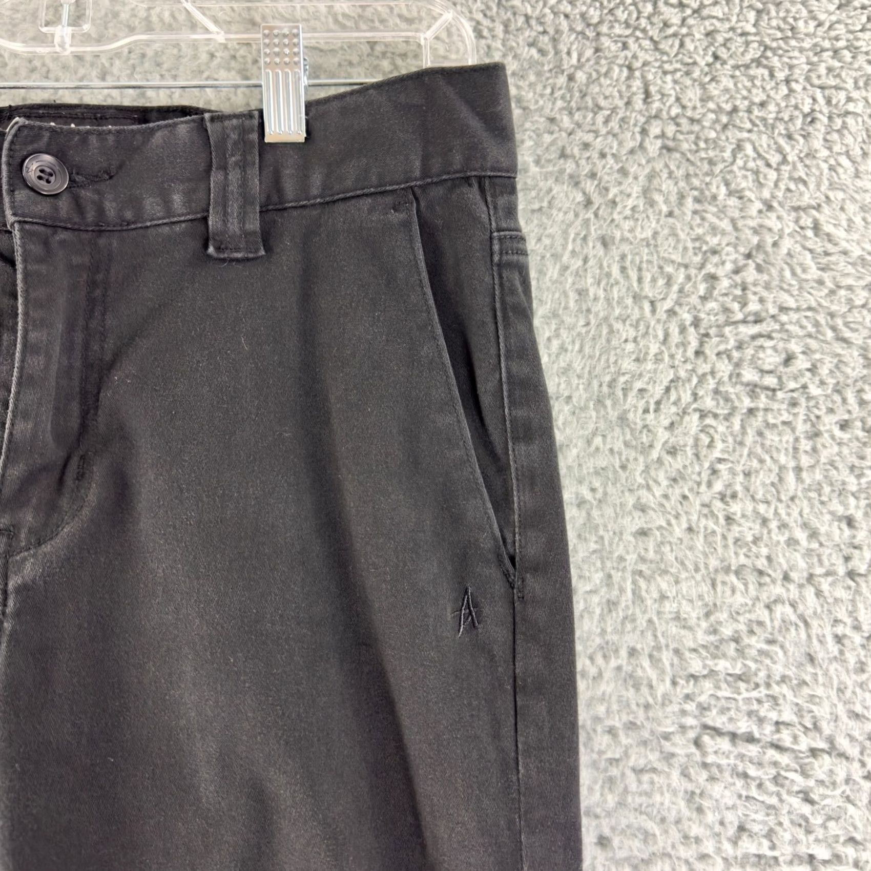 Altamont Altamont A 1969 Chino Pants Mens 30 Black Flat Front Slim Straight Casual Size US 30 / EU 46 - 7 Thumbnail