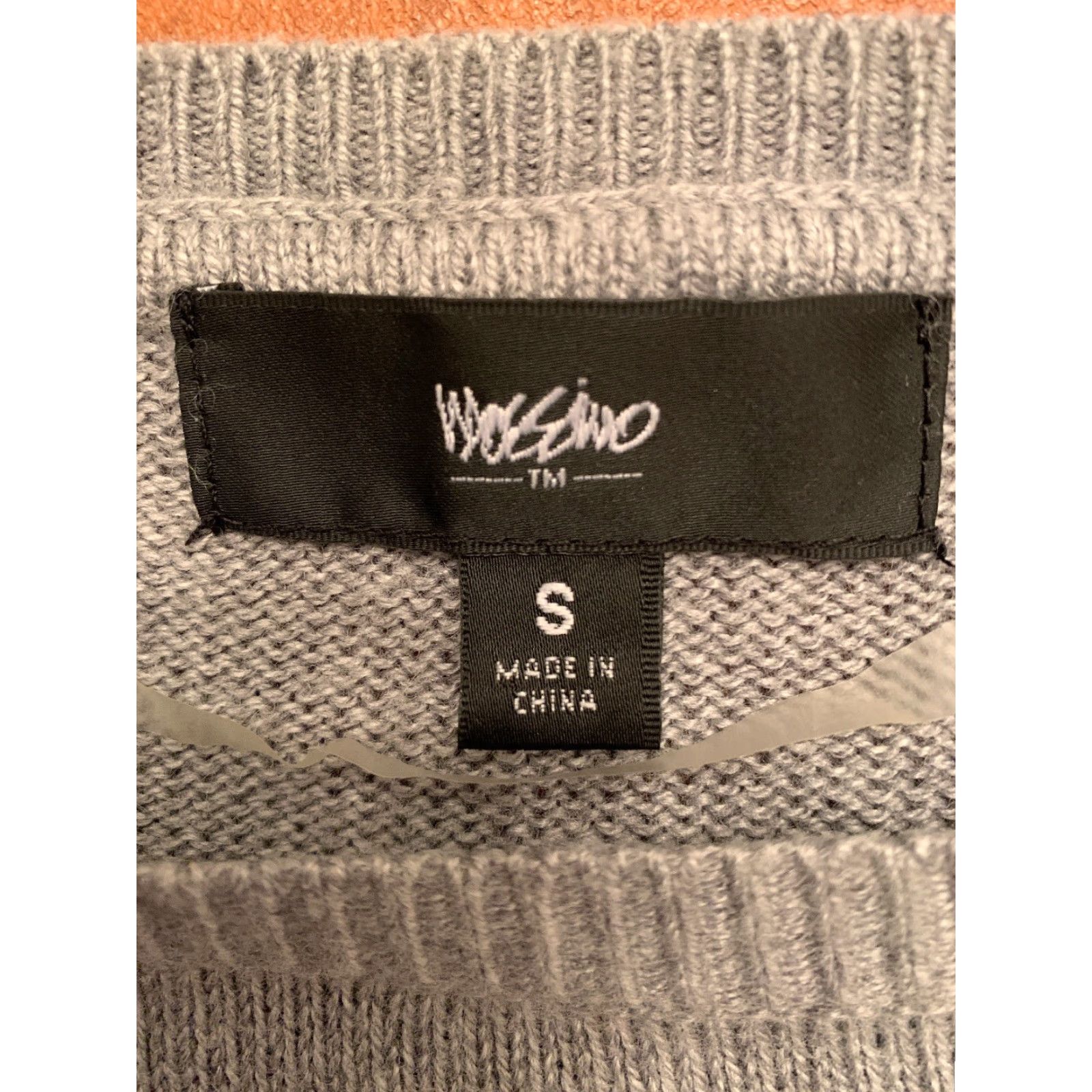 Mossimo VINTAGE Mossimo Small Women's Pullover Shirt 60% nylon 35% viscose 5% cashmere Tie Sleeve Gray Sweater Size S / US 4 / IT 40 - 7 Thumbnail