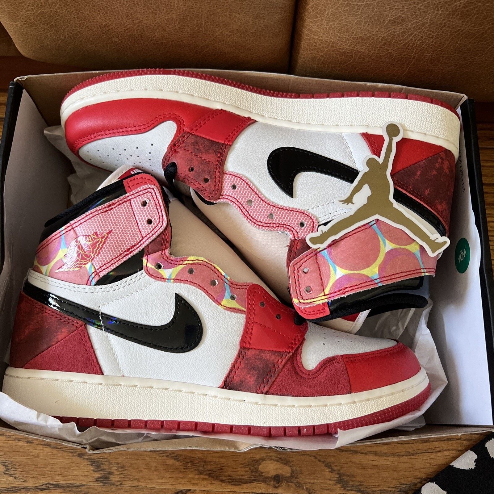 Nike Jordan 1 Retro High OG Size 6,5 GS Spider-Man Size US 6.5 / EU 39-40 - 2 Thumbnail
