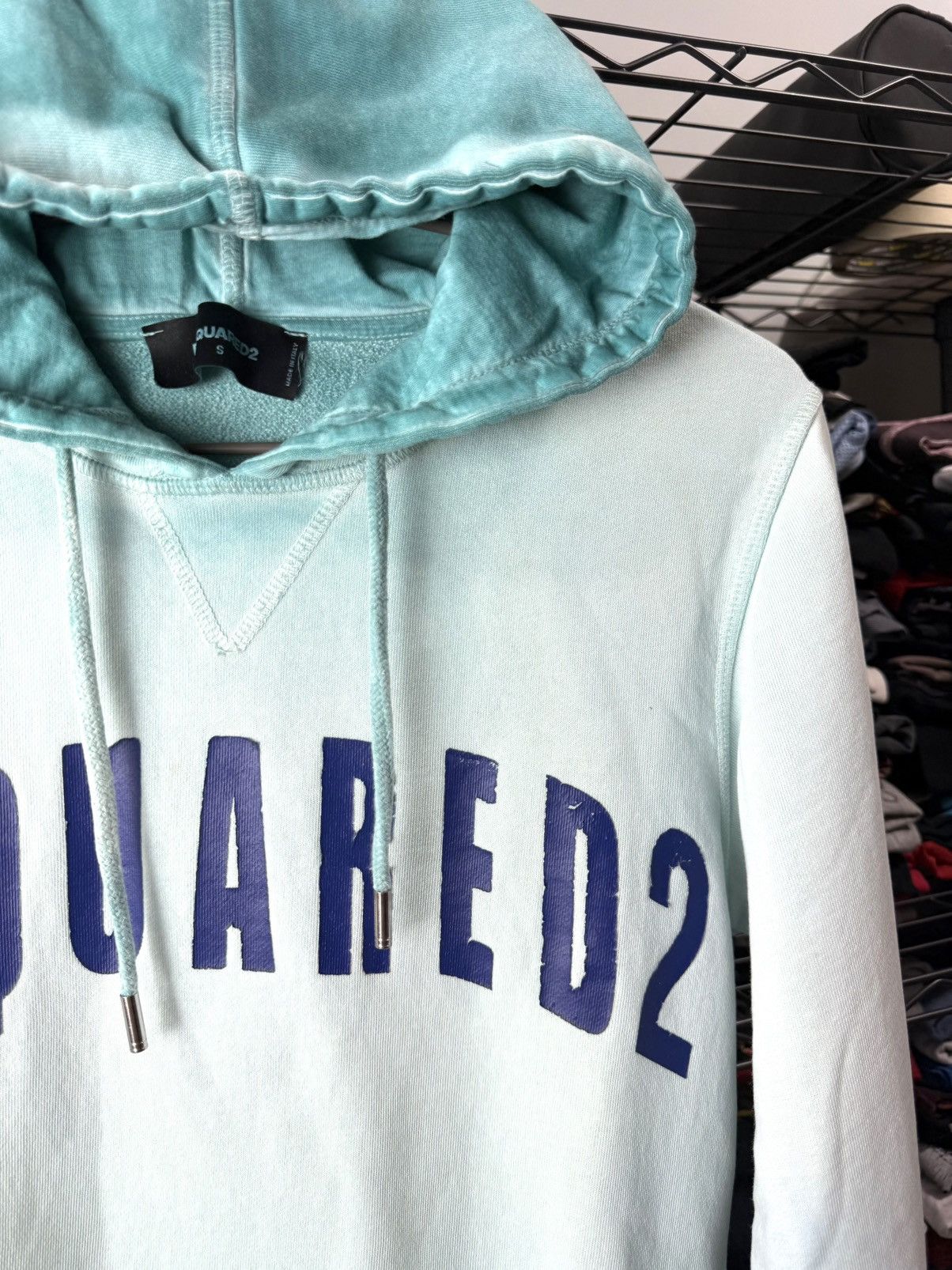 Dsquared2 💥Rare! Dsquared2 Gradient Hoodie Luxury Made In Italy Size US S / EU 44-46 / 1 - 3 Thumbnail