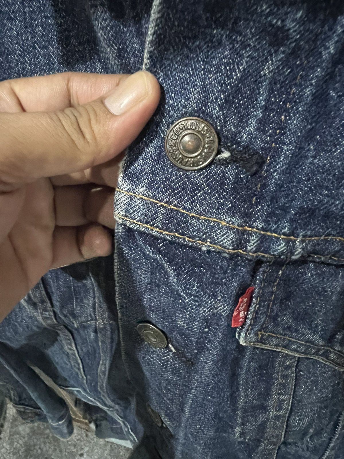 Levi's Vintage Clothing 🔥Vintage Levis Made in Usa Denim Trucker Size US M / EU 48-50 / 2 - 9 Thumbnail