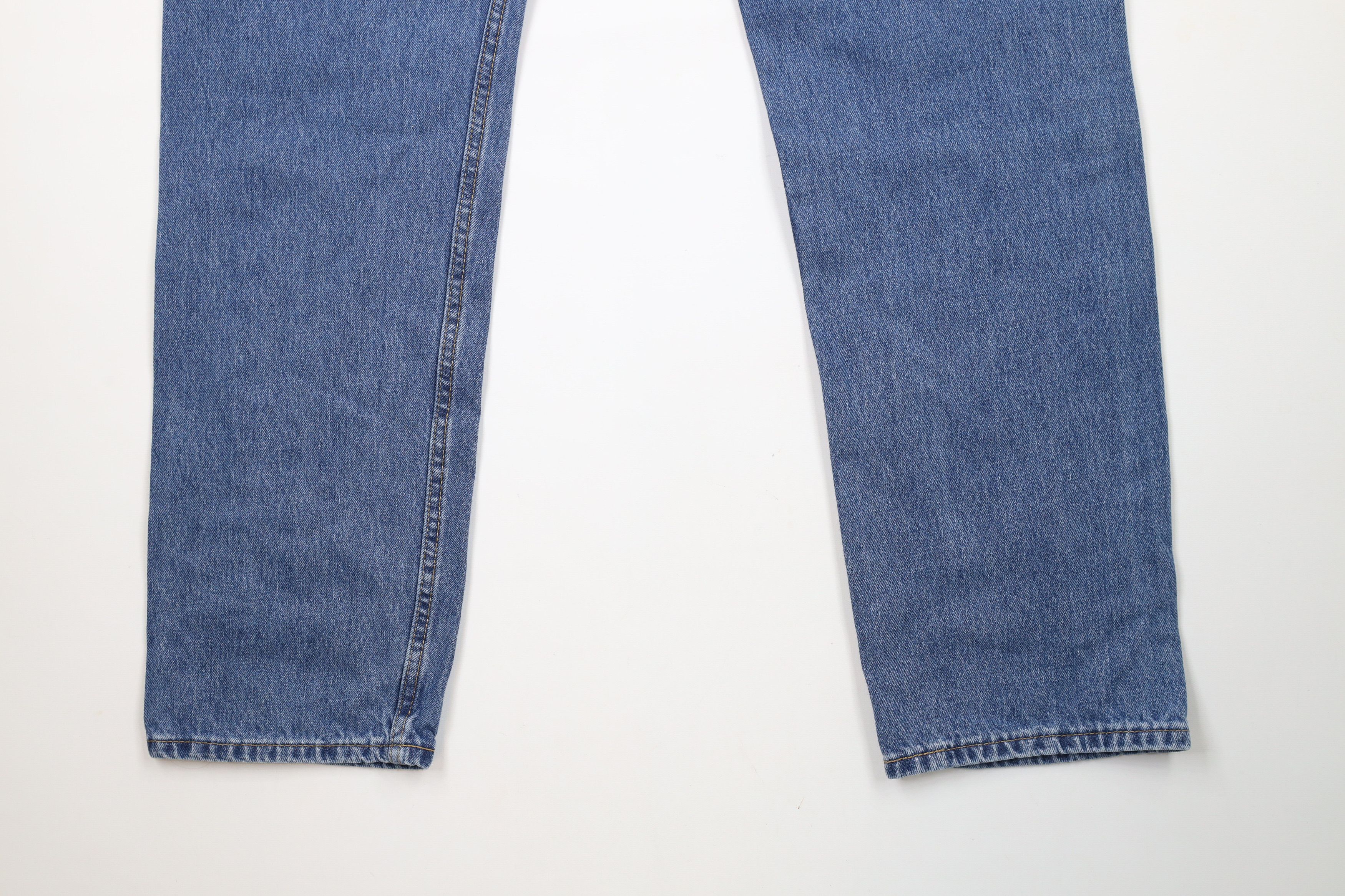 Levi's × Vintage Vintage Y2K Levis 505 Fit Straight Leg Denim Jeans Blue Size US 38 / EU 54 - 13 Thumbnail