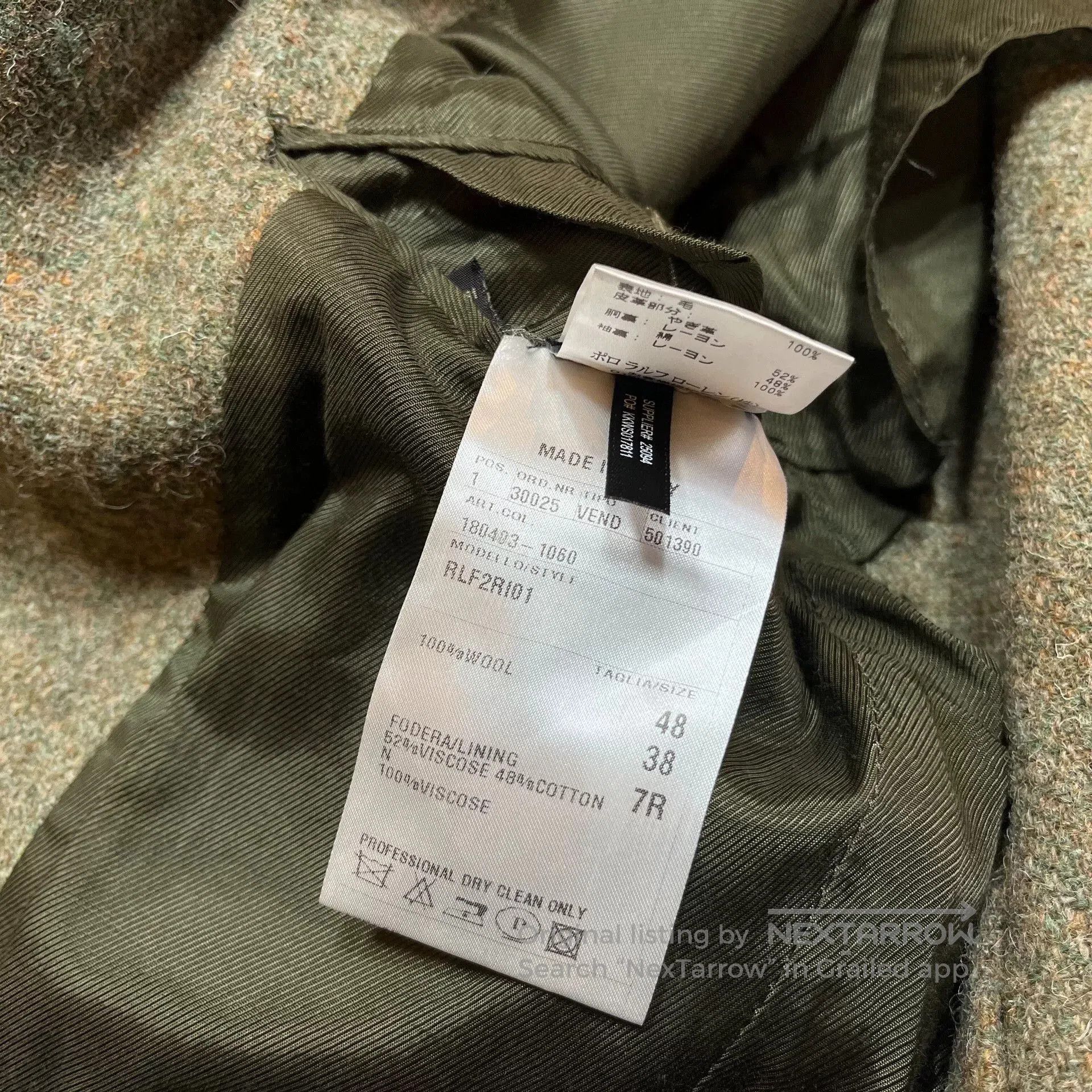 RRL Ralph Lauren RRL Double RL Wool Blazer. Size US M / EU 48-50 / 2 - 6 Thumbnail