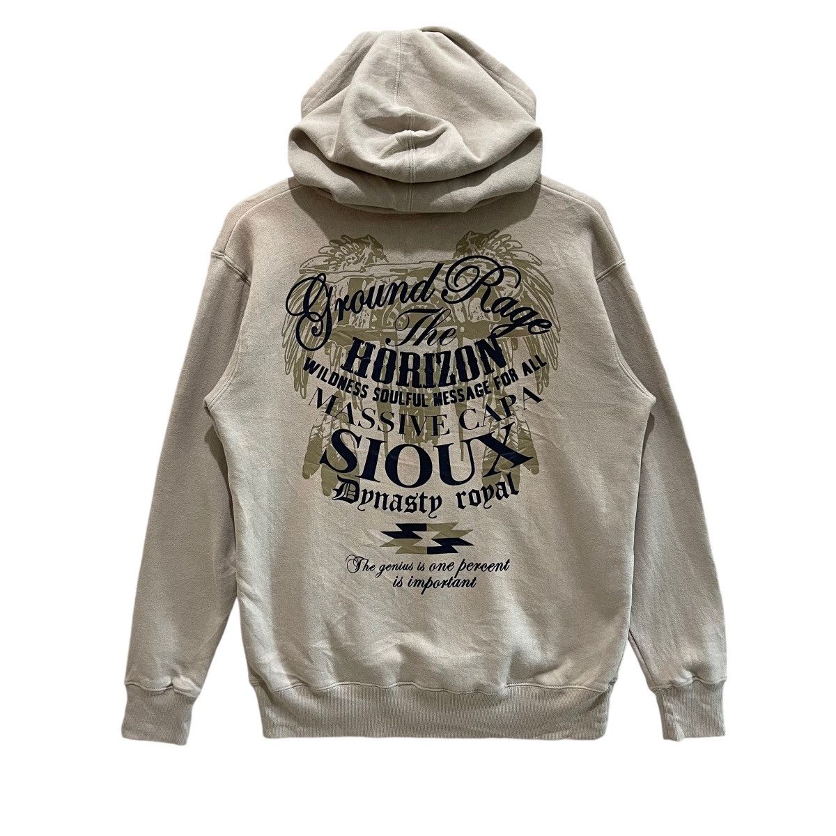Native × Vintage Vintage Beaumere Ground Rage the Horizon Sweatshirt Hoodie Size US L / EU 52-54 / 3 - 1 Thumbnail