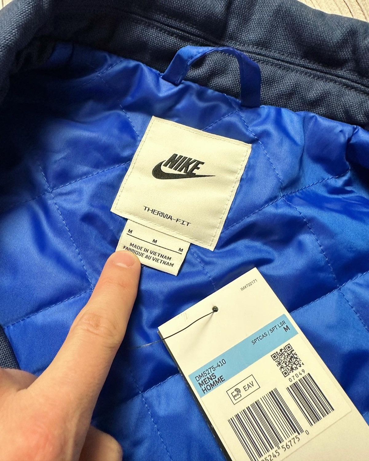 Vintage Vintage Nike jacket coach big logo size M,L Size US M / EU 48-50 / 2 - 5 Thumbnail
