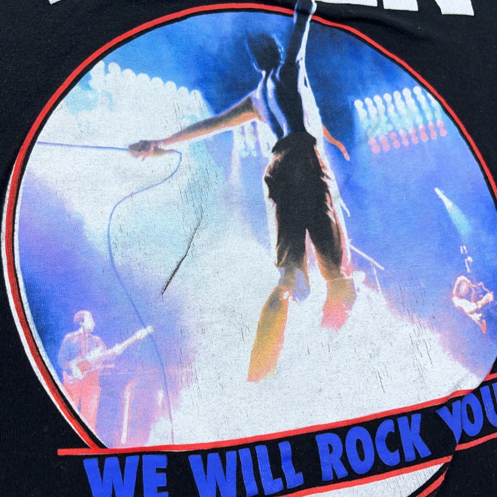Etro Queen Shirt Men Large Black Band Concert Retro We Will Rock You Music Tee Size US L / EU 52-54 / 3 - 4 Thumbnail