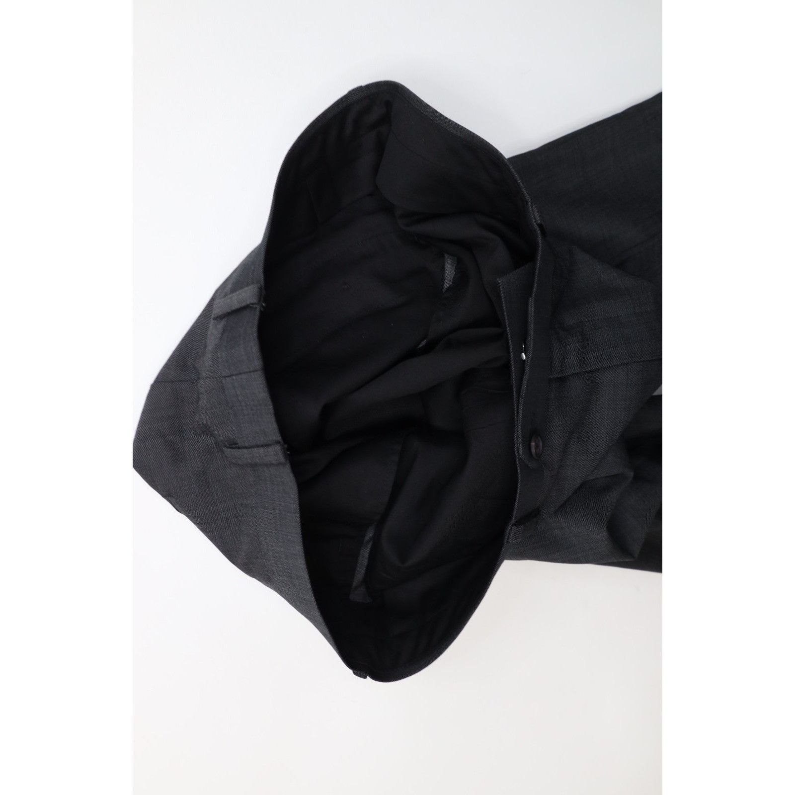 Ralph Lauren Ralph Lauren Wool 2 Piece Suit Wedding Charcoal Size 40S - 16 Thumbnail