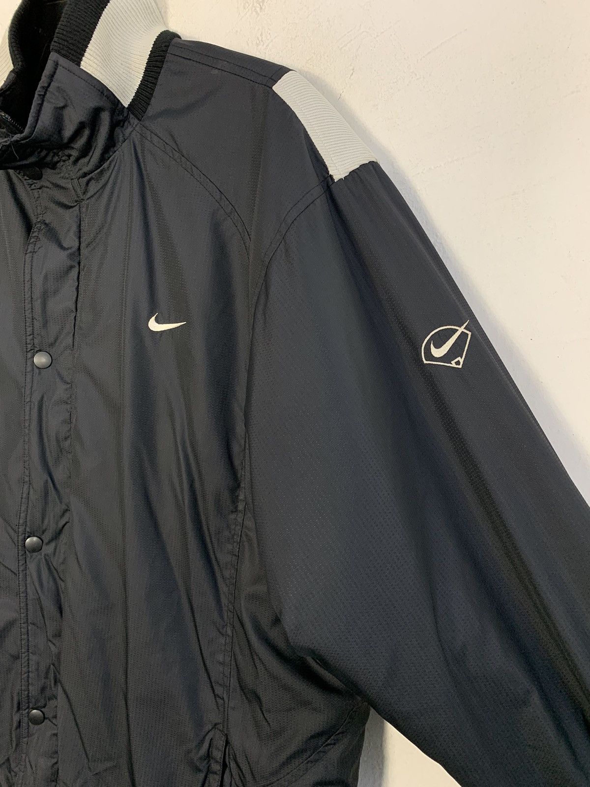 Nike Nike Swoosh Athletic Quilted Padded Parka Coach Jacket Size US L / EU 52-54 / 3 - 5 Thumbnail