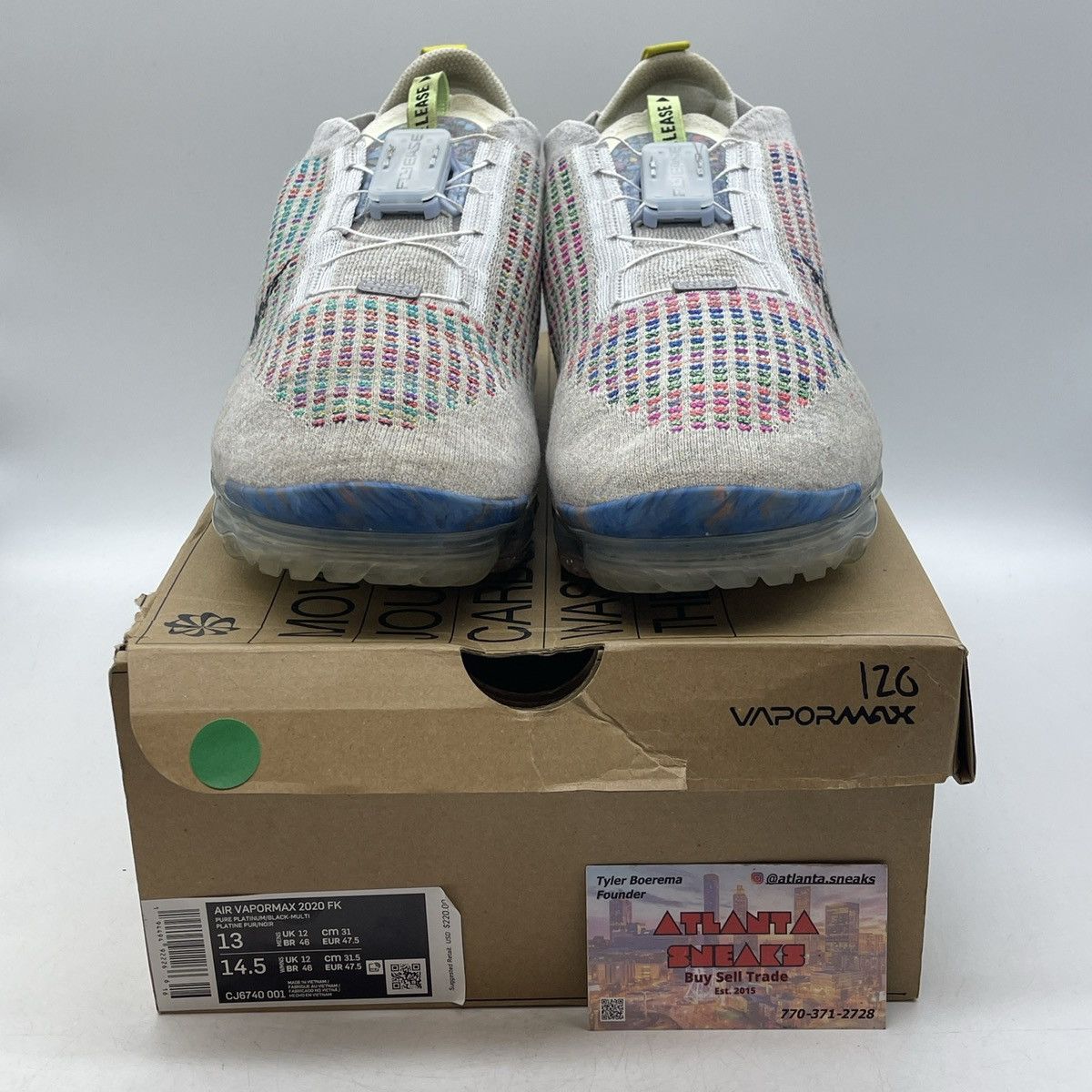 Nike Air vapormax 2020 multi color Size US 13 / EU 46 - 2 Thumbnail