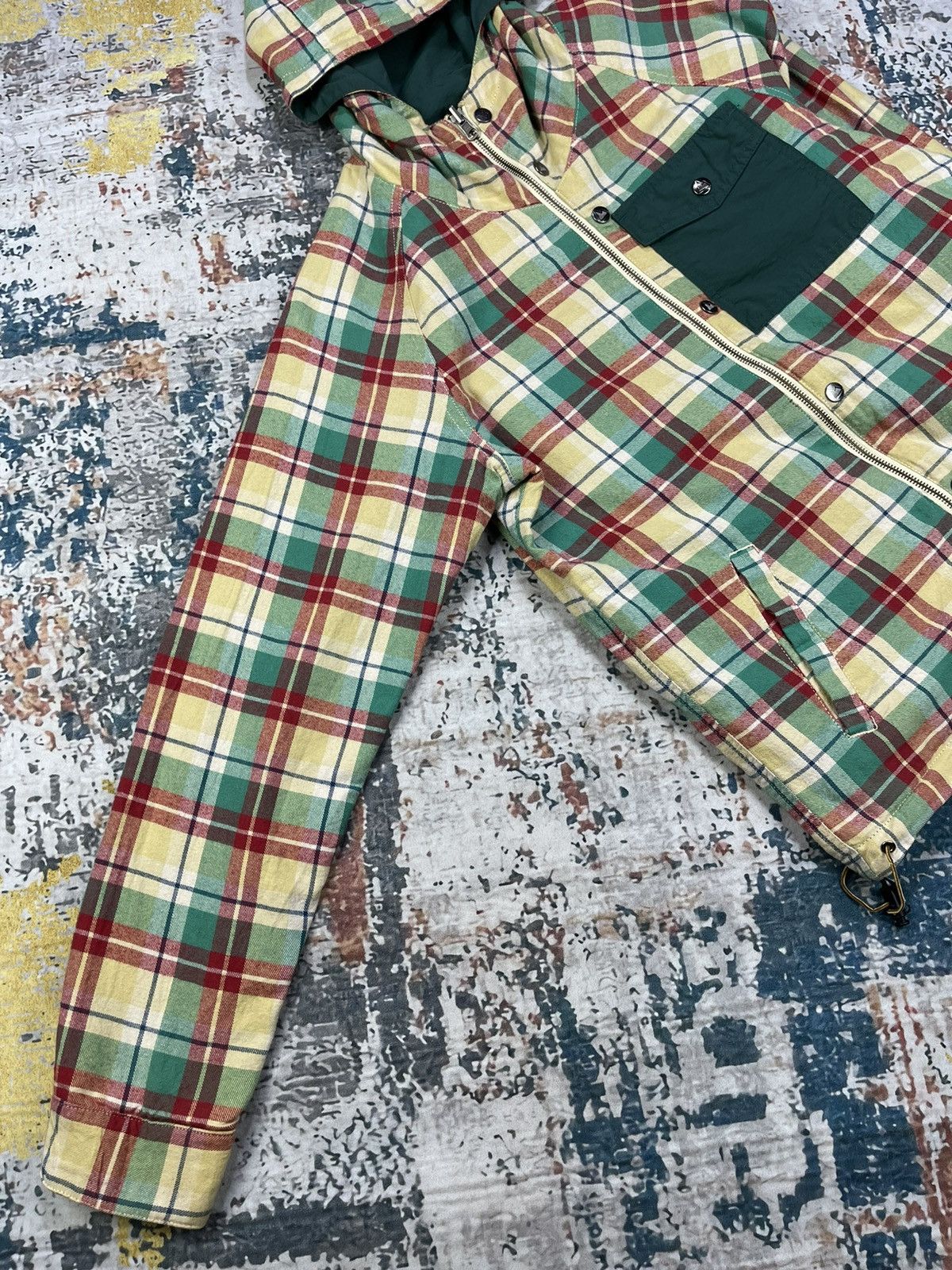 GRN Vtg Grn 60/40 Reversible Nylon/Plaid Checkered Jackets Size US M / EU 48-50 / 2 - 6 Thumbnail